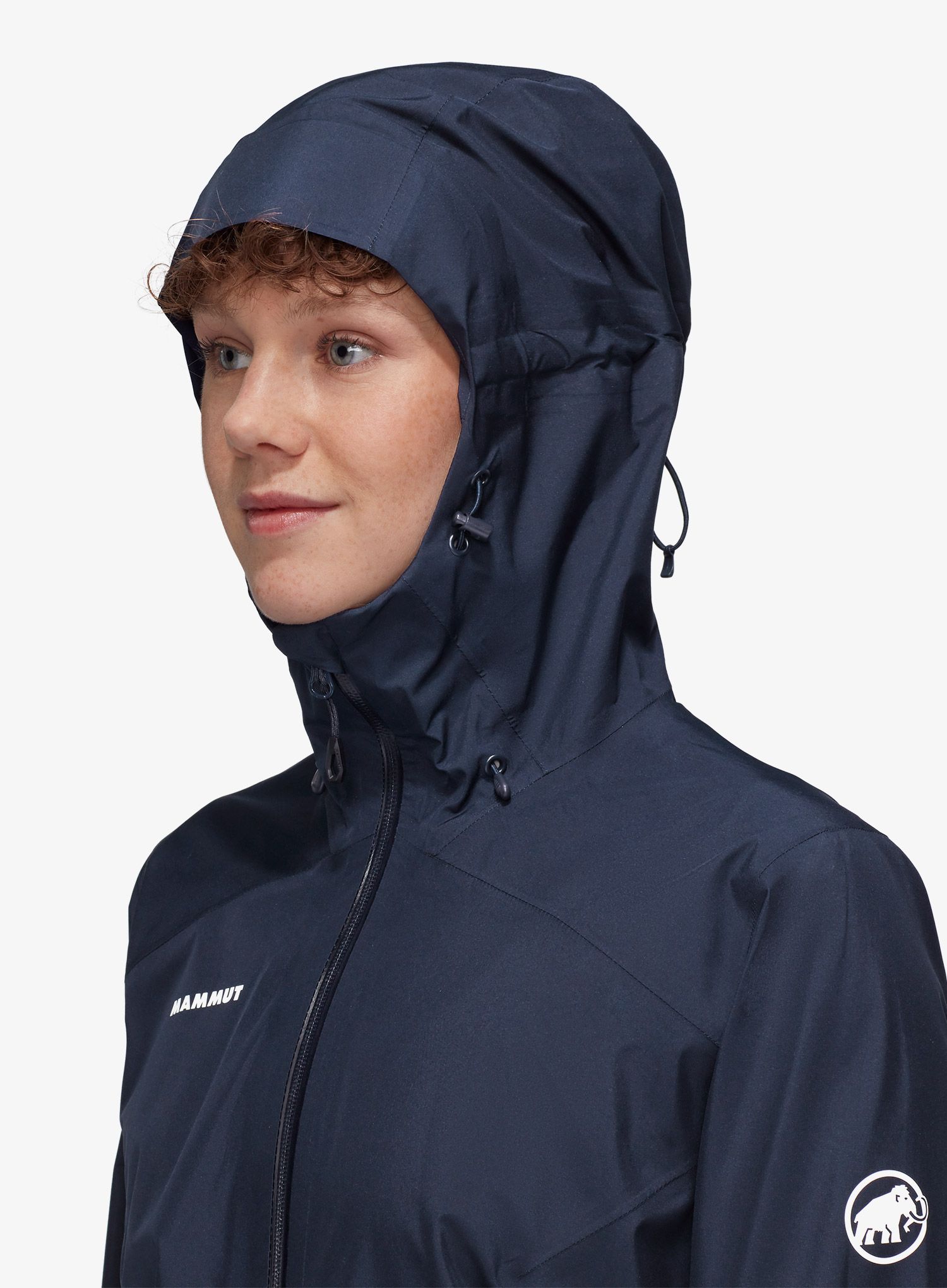 Dámská bunda do deště Mammut Convey Tour HS Hooded Jkt - marine