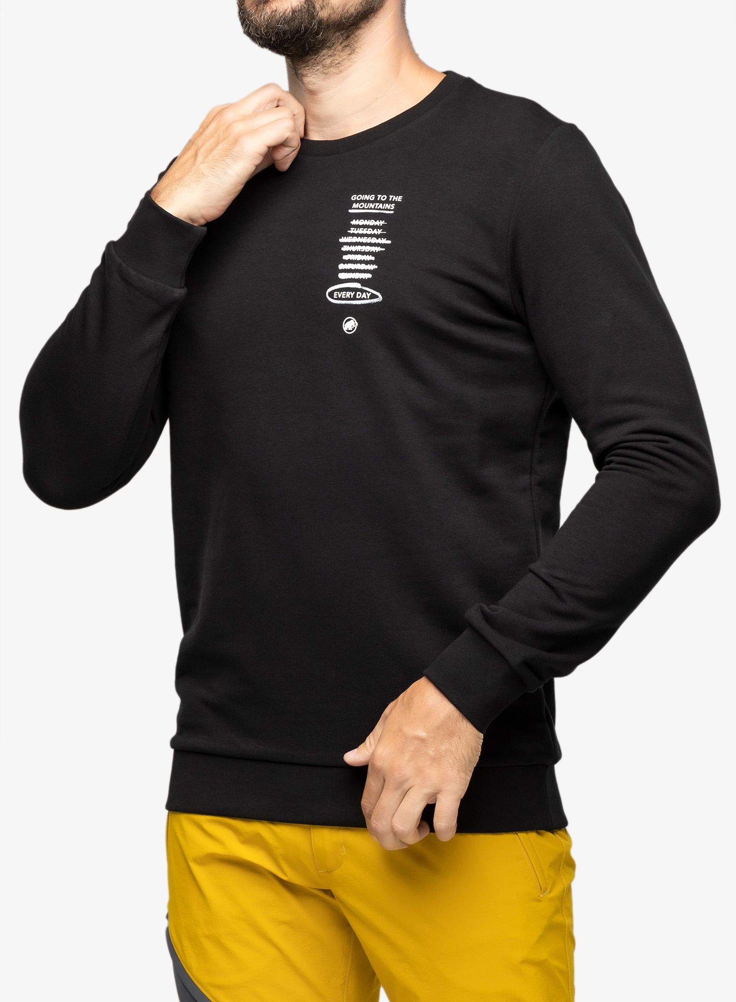 Pánská mikina Mammut Core ML Crew Neck Every Day - black