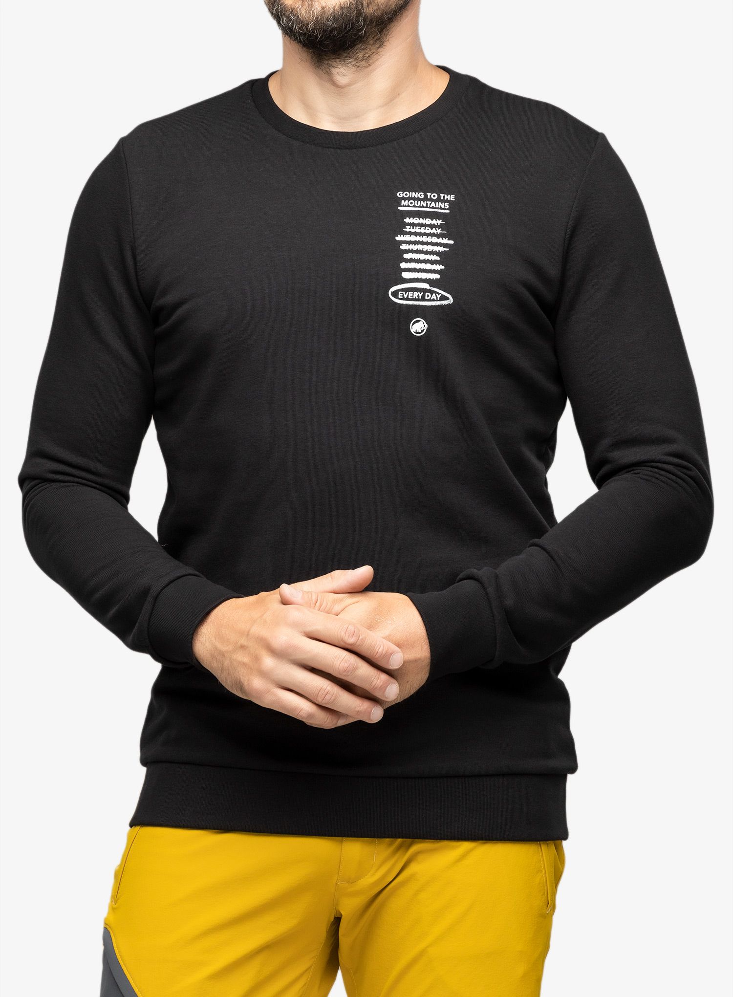 Pánská mikina Mammut Core ML Crew Neck Every Day - black