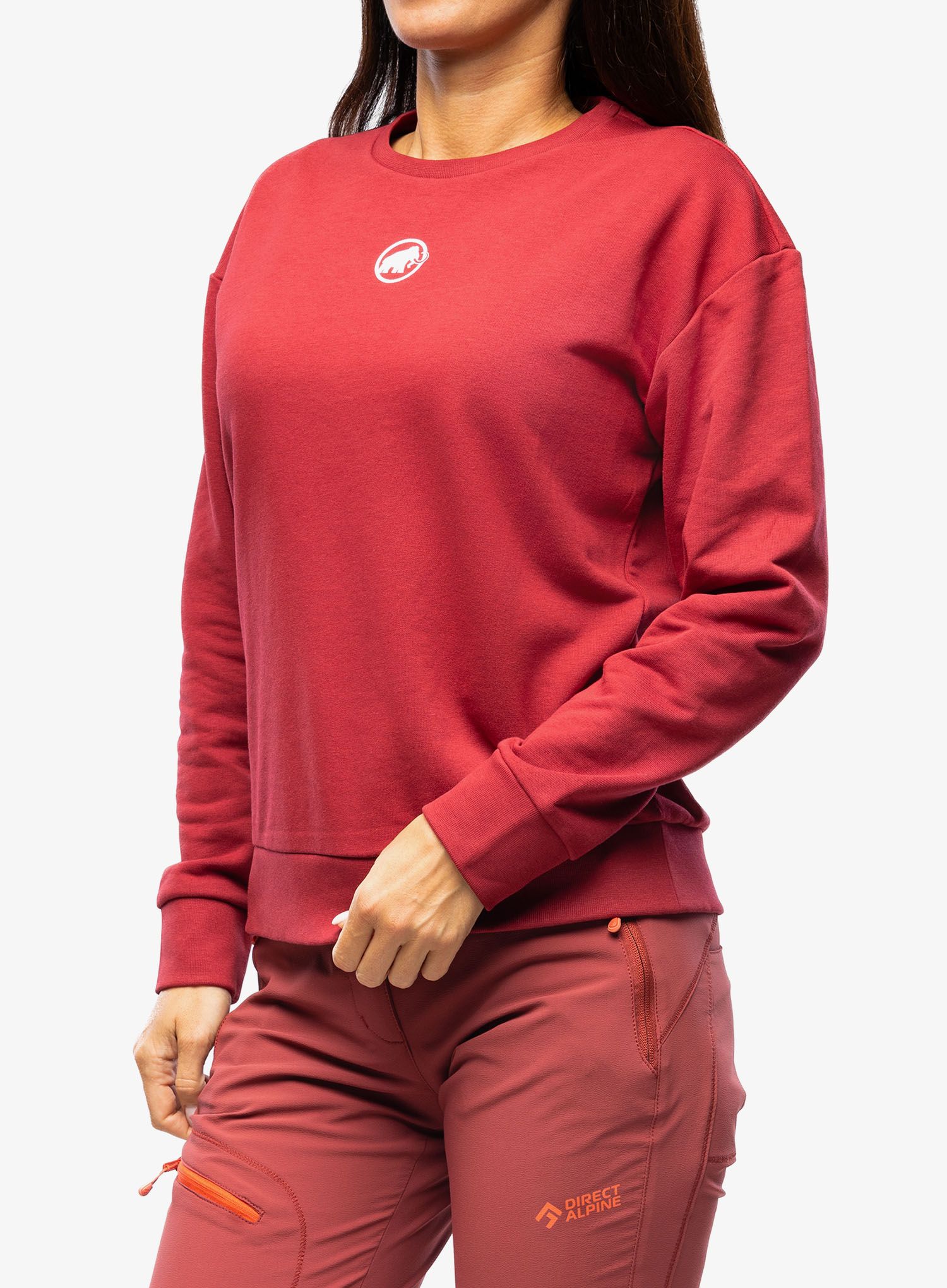 Dámská mikina Mammut Core ML Crew Neck Original - blood red