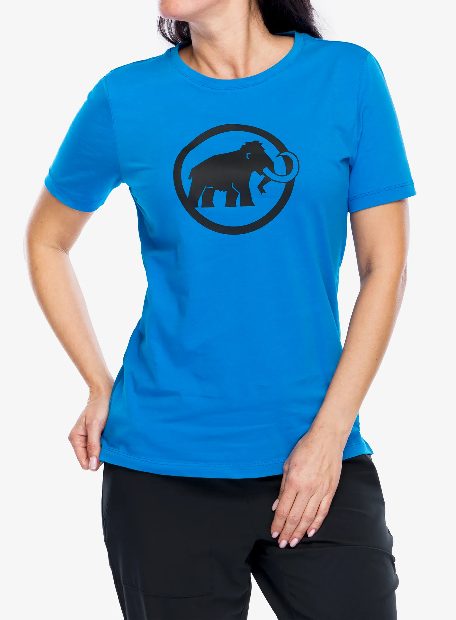 Bavlněné tričko dámské Mammut Core T-Shirt Classic - glacier blue