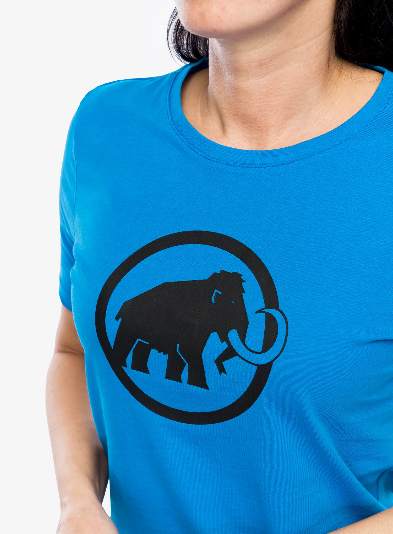 Bavlněné tričko dámské Mammut Core T-Shirt Classic - glacier blue