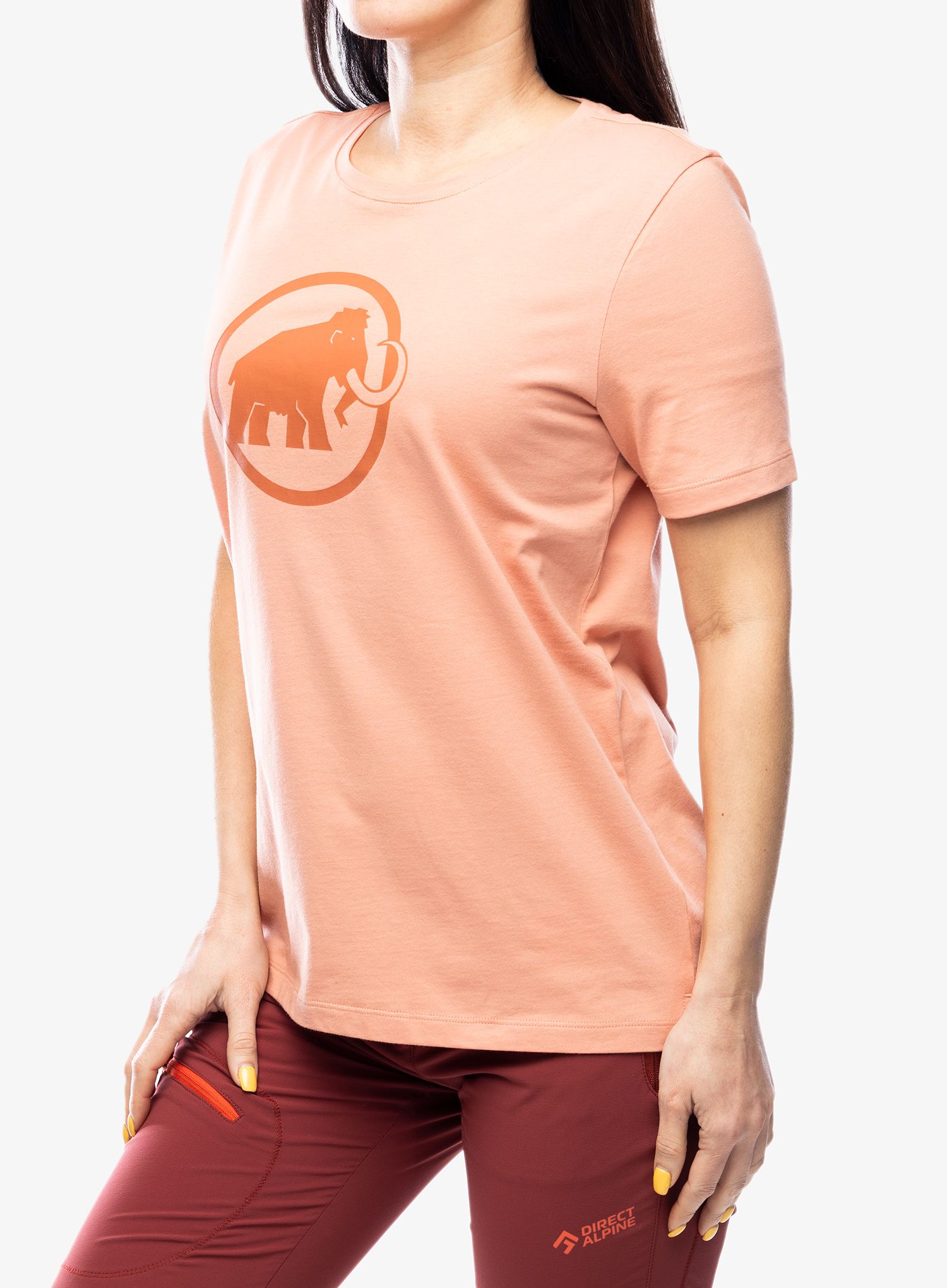Dámské tričko s potiskem Mammut Core T-Shirt Classic - quartz dust/dust