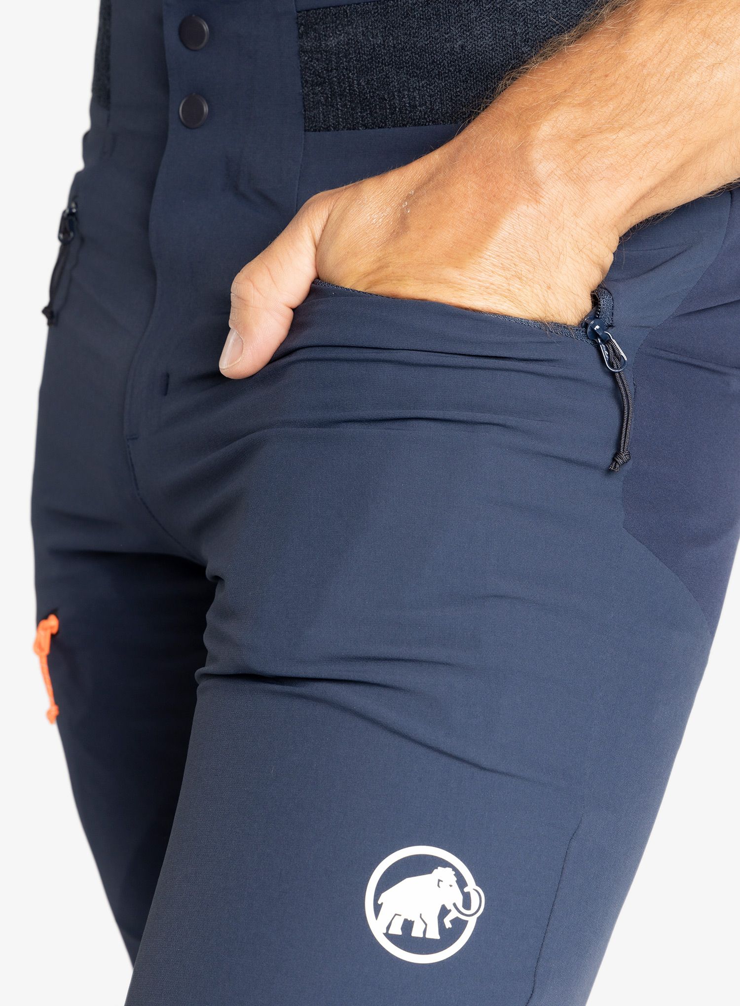 Softshellové kalhoty pánské Mammut Courmayeur SO Pants - marine