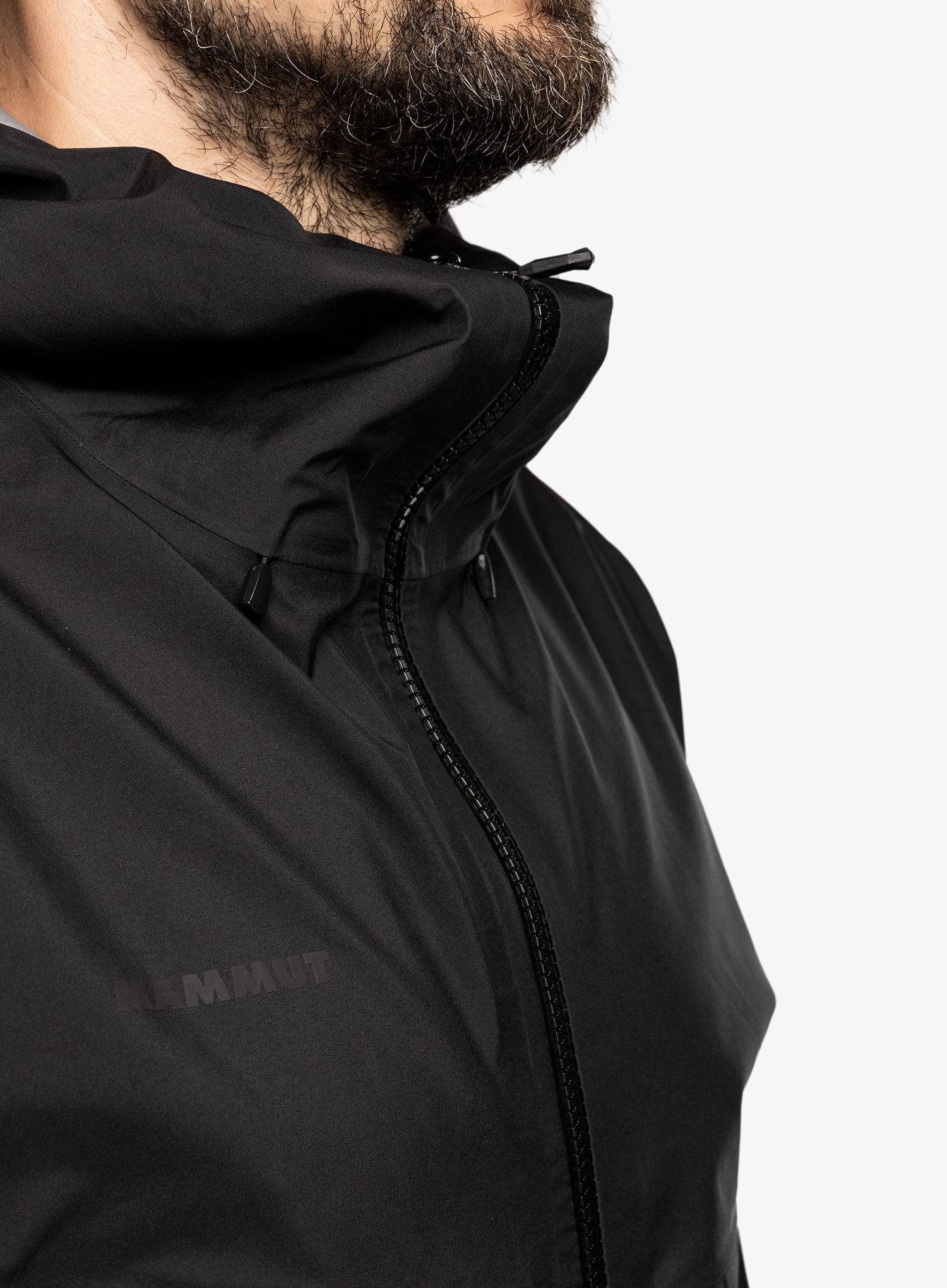 Membránová bunda Mammut Crater HS Hooded Jacket - black