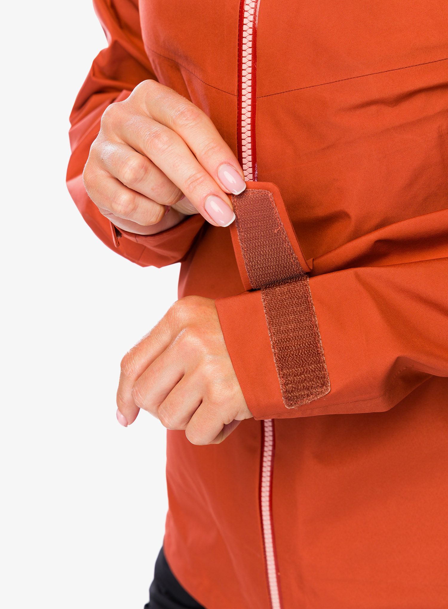 Dámská bunda na hory Mammut Crater IV HS Hooded Jacket - brick