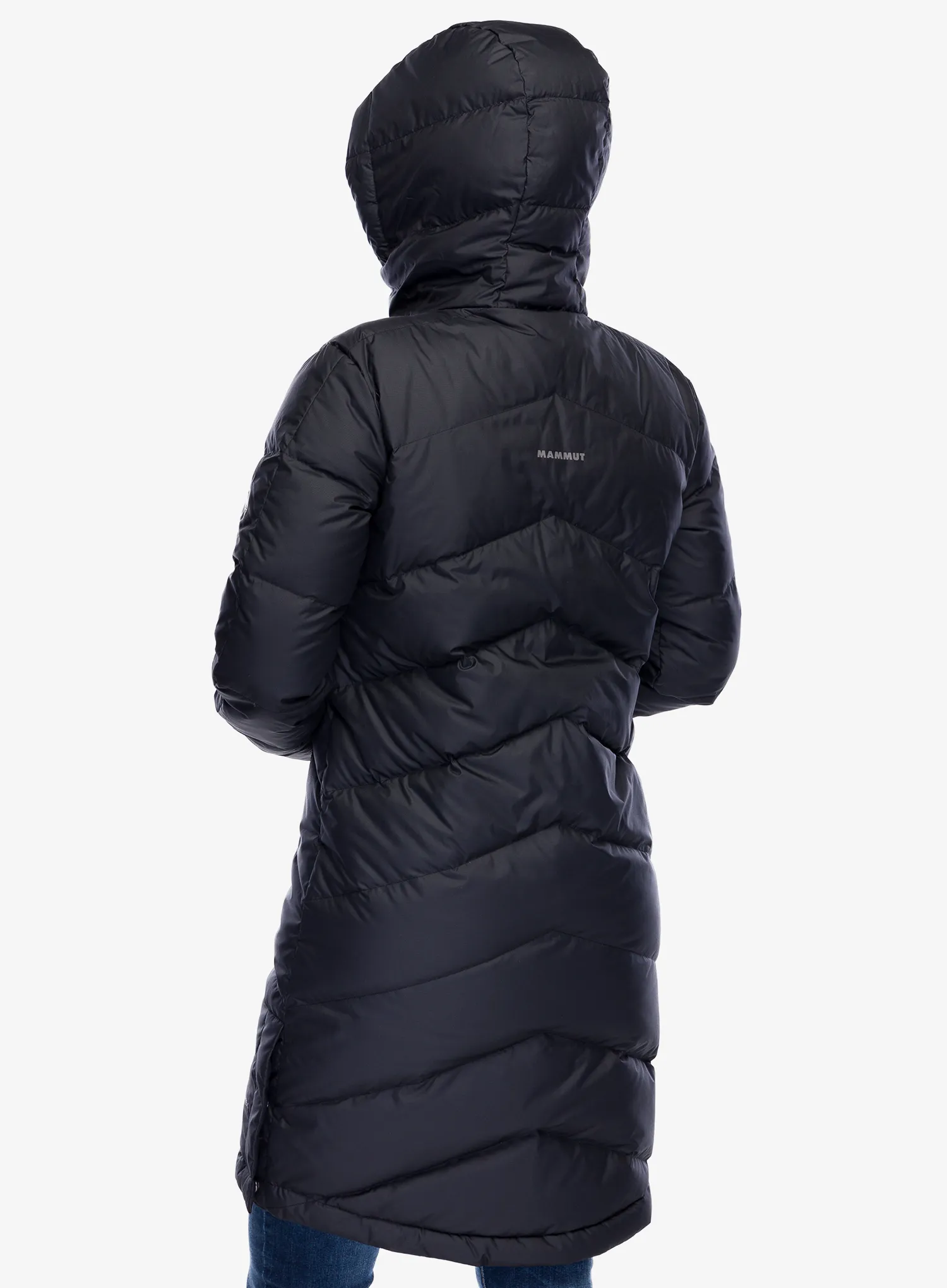 Dámský péřový kabát Mammut Fedoz IN Hooded Parka - black