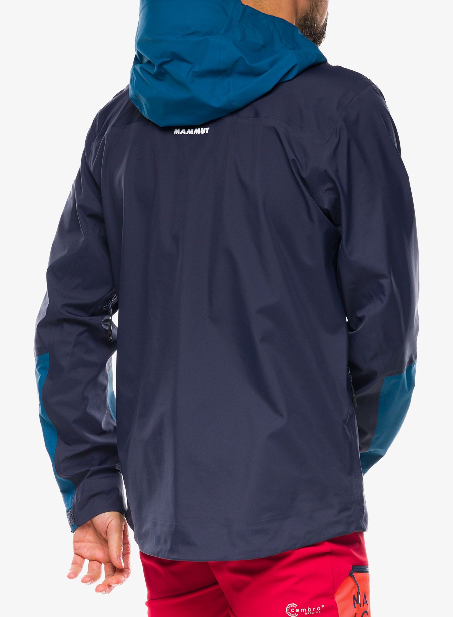 Lyžařská bunda Mammut Haldigrat Air HS Hooded Jacket - marine/deep ice
