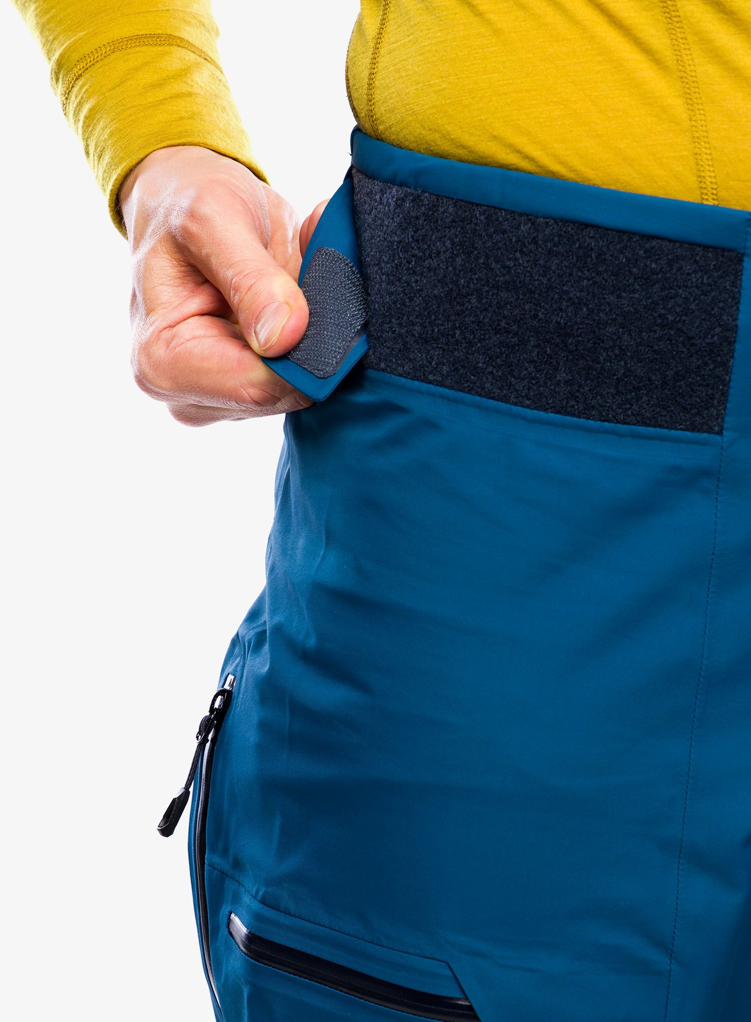 Kalhoty na lyže Mammut Haldigrat Air HS Pants - deep ice/marine