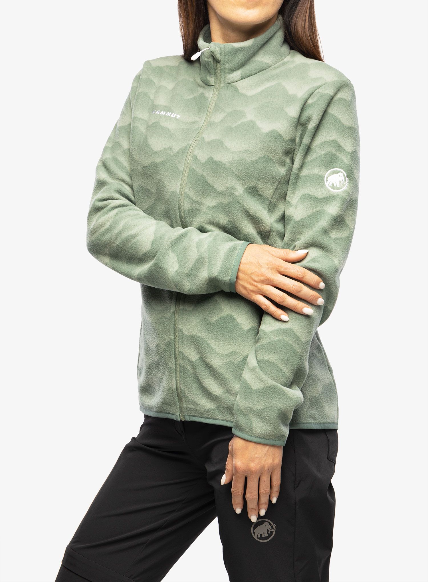 Dámská mikina Mammut Innominata Light Mountain ML Jacket - jade/dark jade