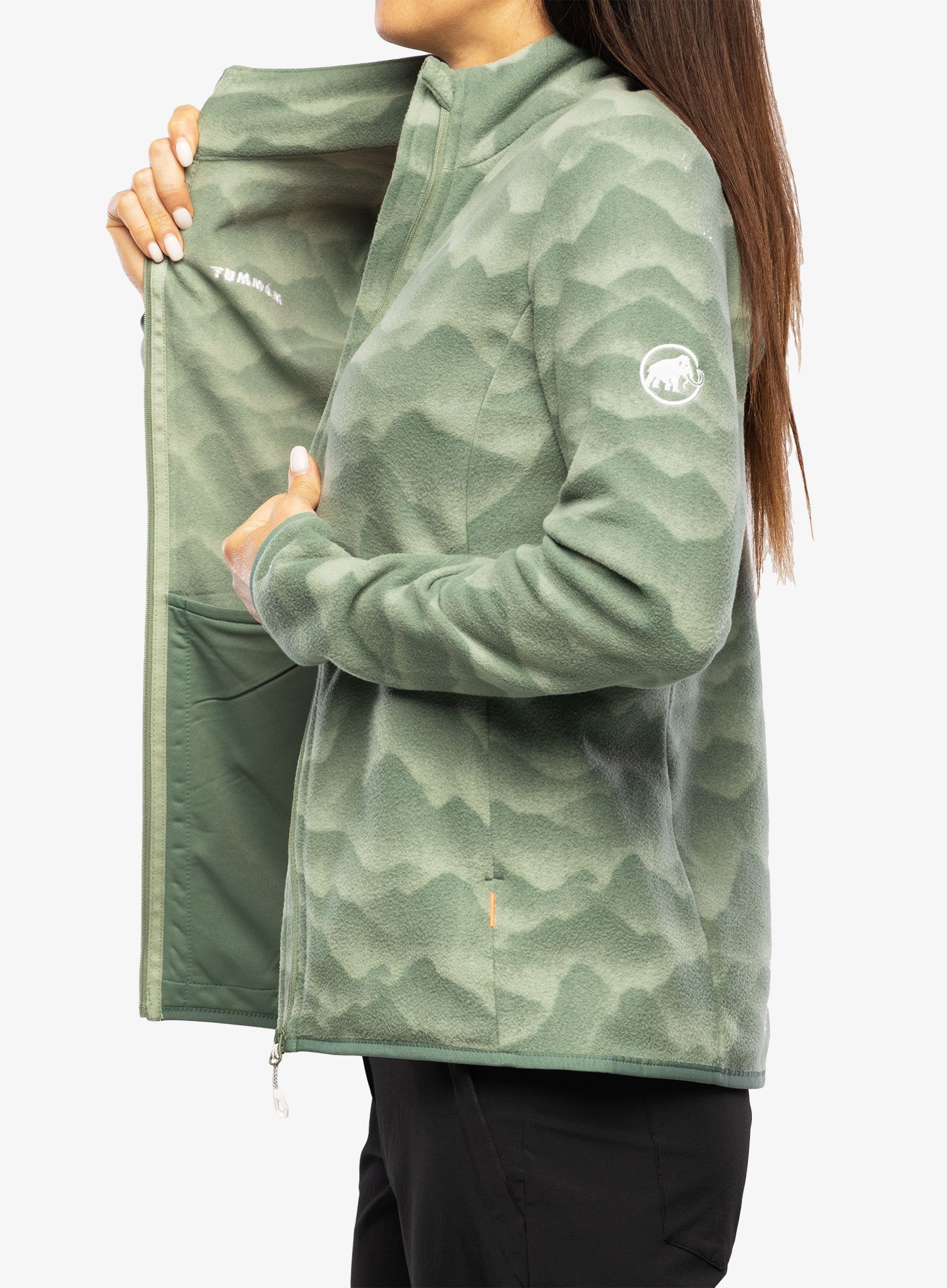 Dámská mikina Mammut Innominata Light Mountain ML Jacket - jade/dark jade