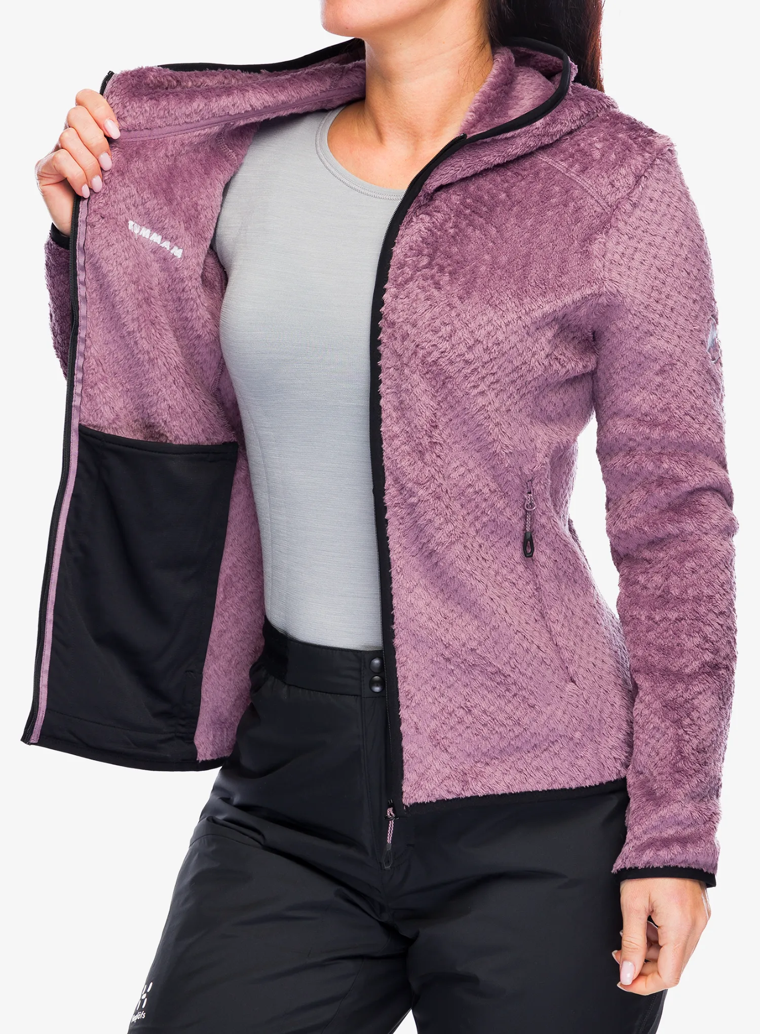 Fleecová mikina dámská Mammut Innominata ML Hooded Jacket - flux