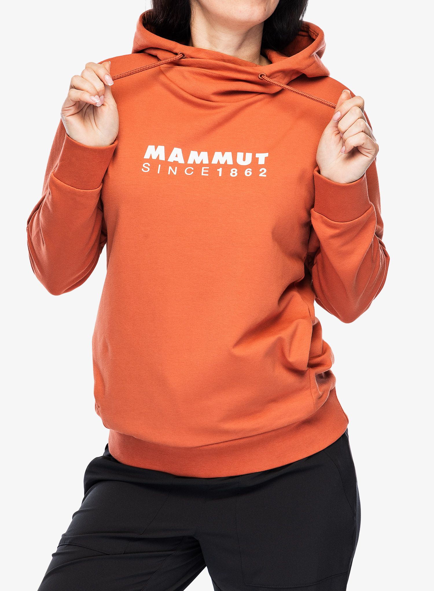 Dámská mikina Mammut ML Hoody Logo - brick