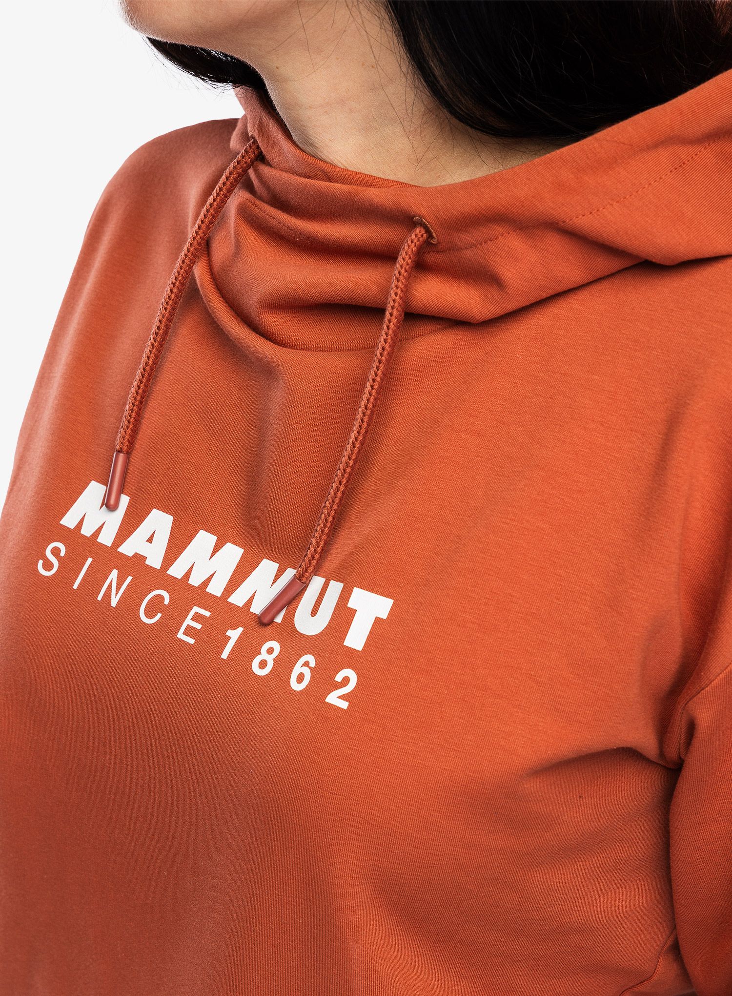 Dámská mikina Mammut ML Hoody Logo - brick