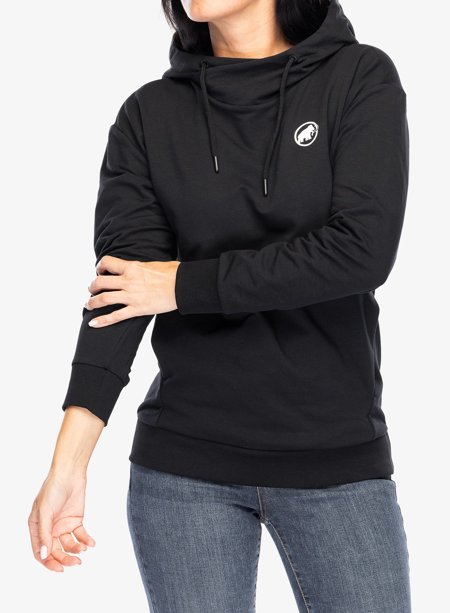 Dámská mikina s kapucí Mammut ML Hoody Original - black
