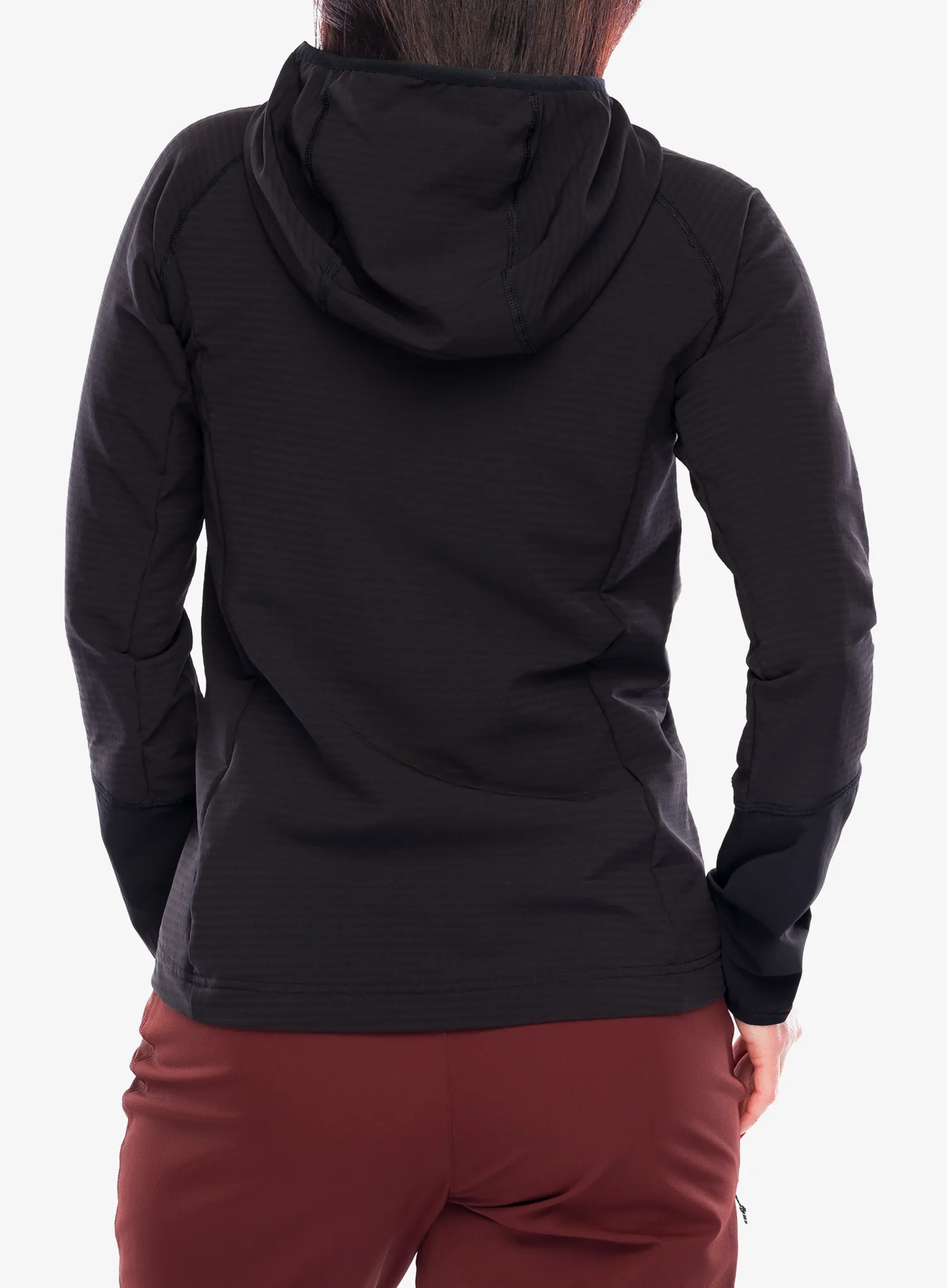 Dámská mikina s kapucí Mammut Madris Light ML Half Zip Hoody - black