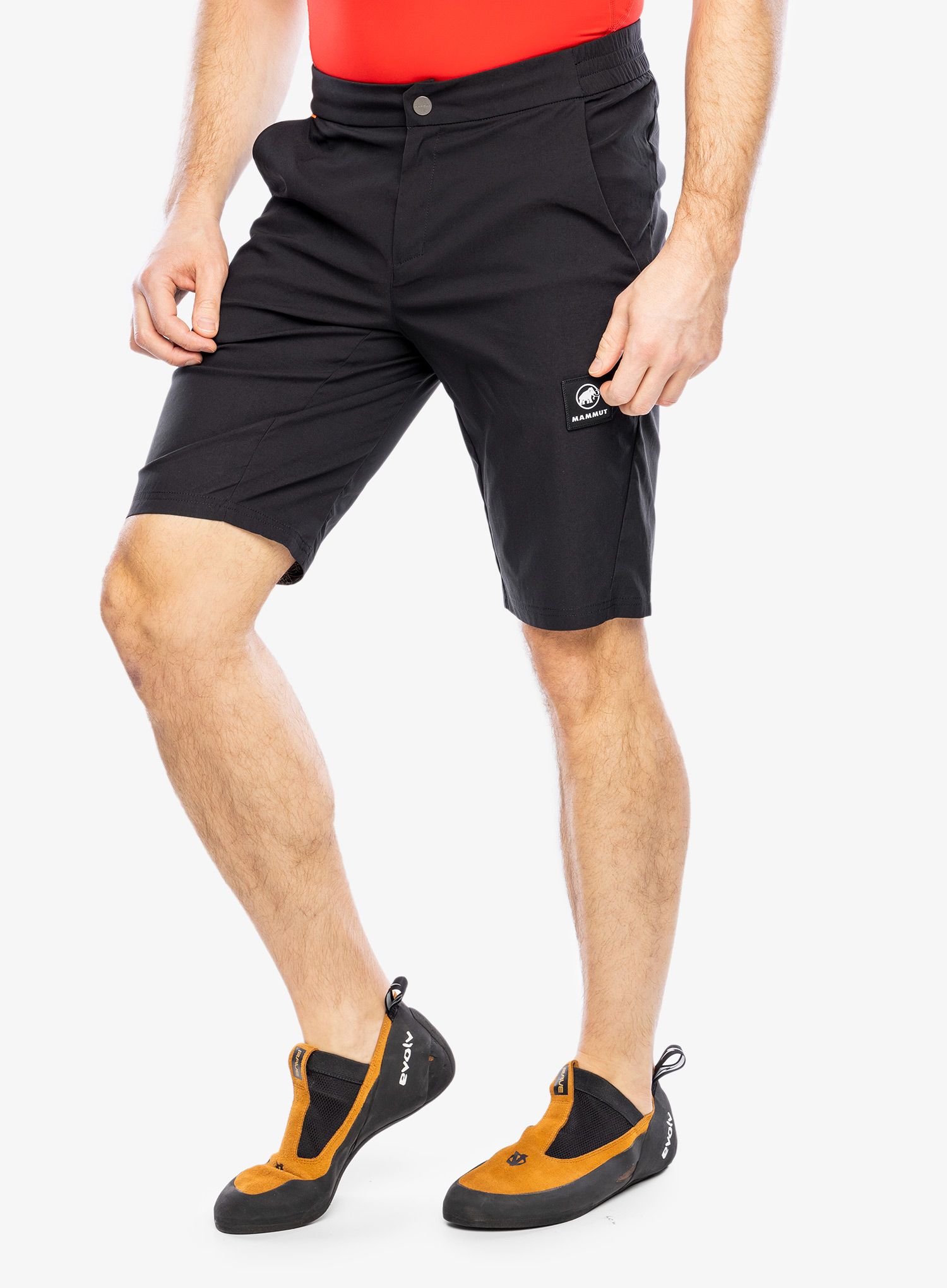 Lezecké kraťasy Mammut Massone Light Shorts - black