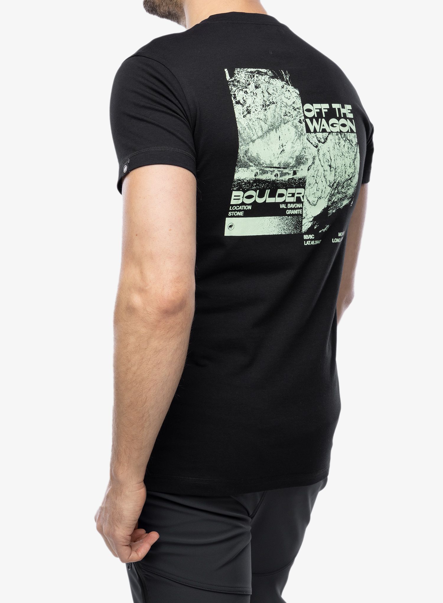 Bavlněné tričko Mammut Massone T-Shirt Wagon - black