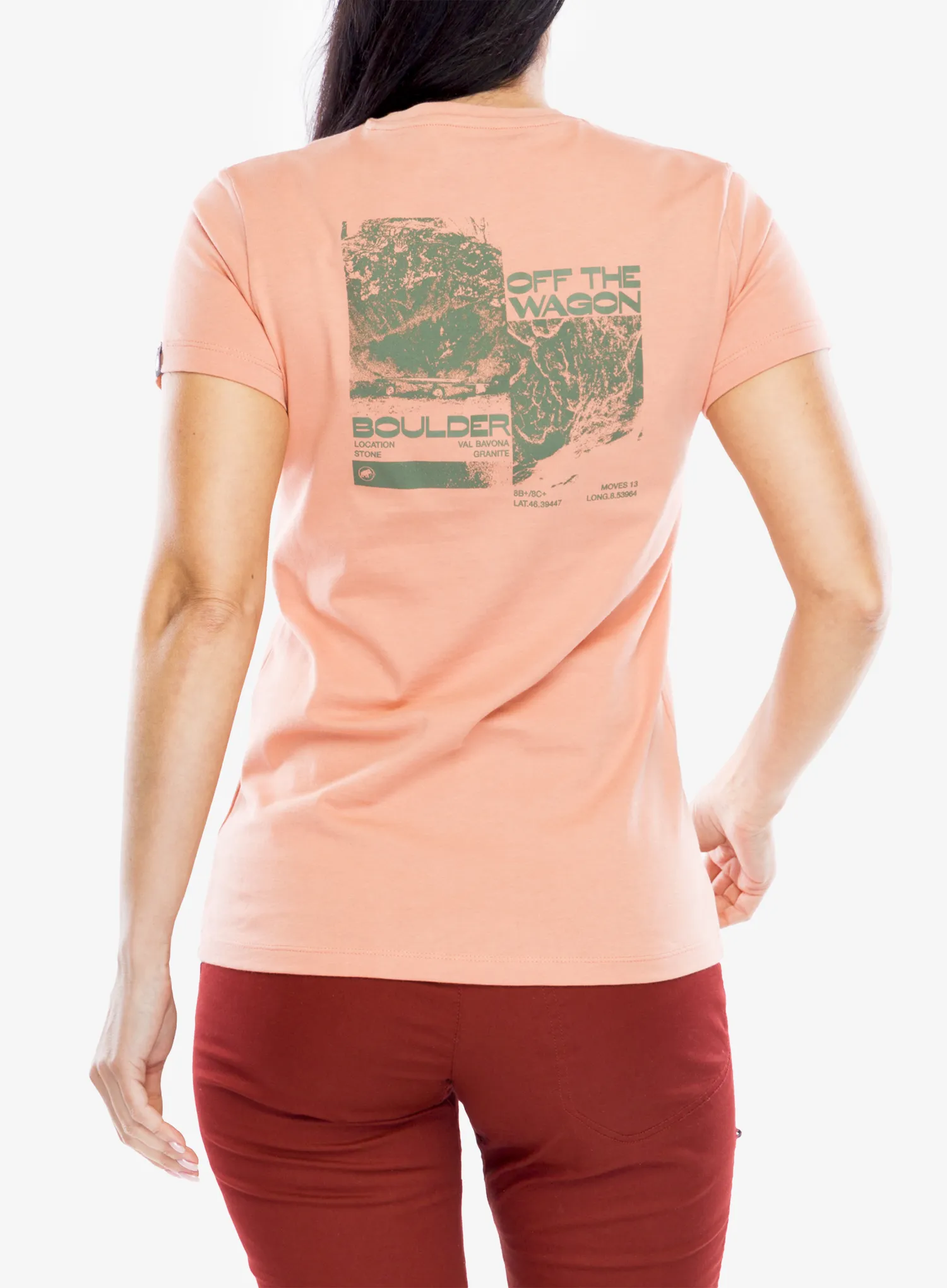 Bavlněné tričko dámské Mammut Massone T-Shirt Wagon - quartz dust