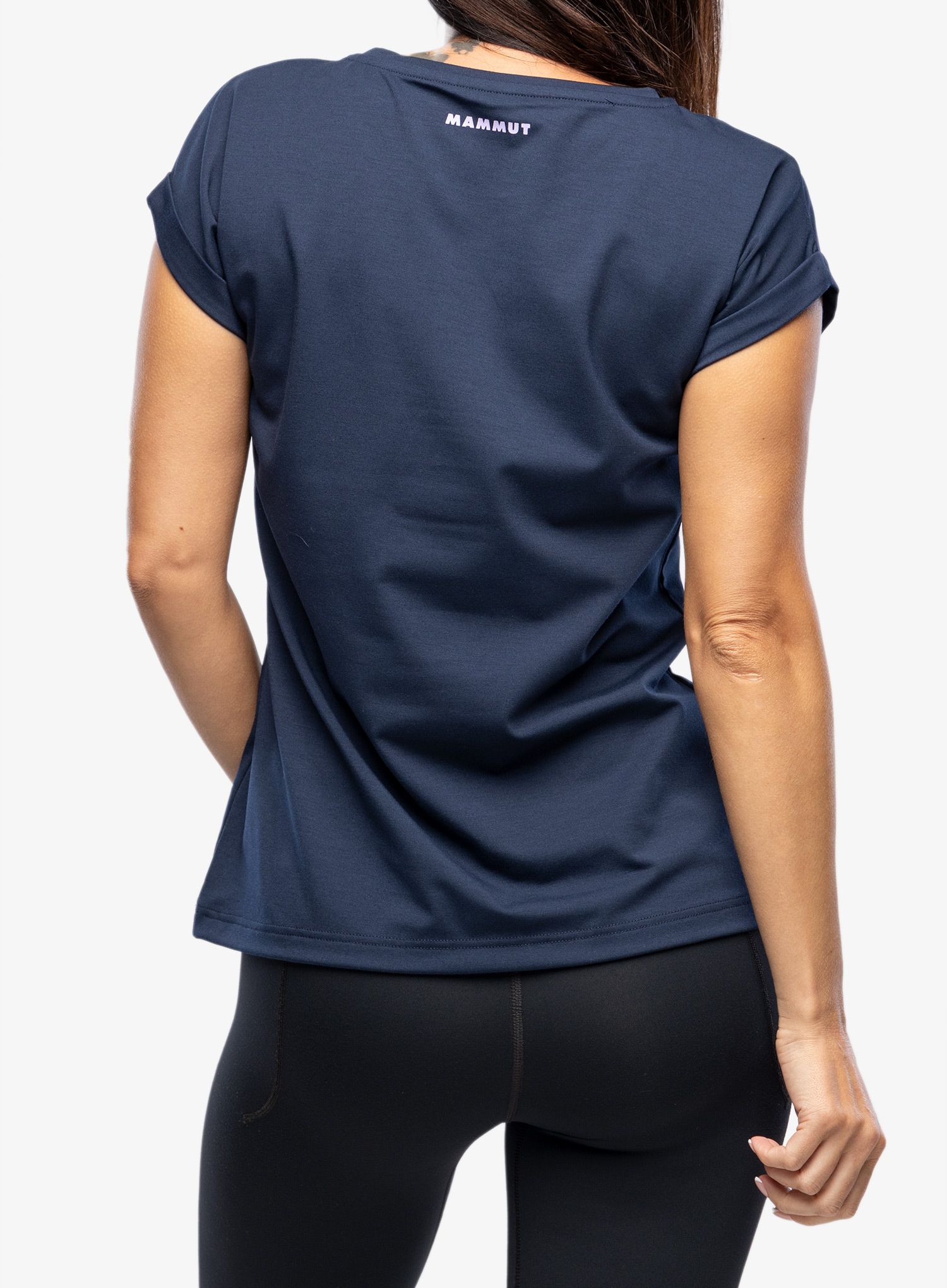 Dámské rychleschnoucí triko Mammut Mountain T-Shirt Trilogy - marine