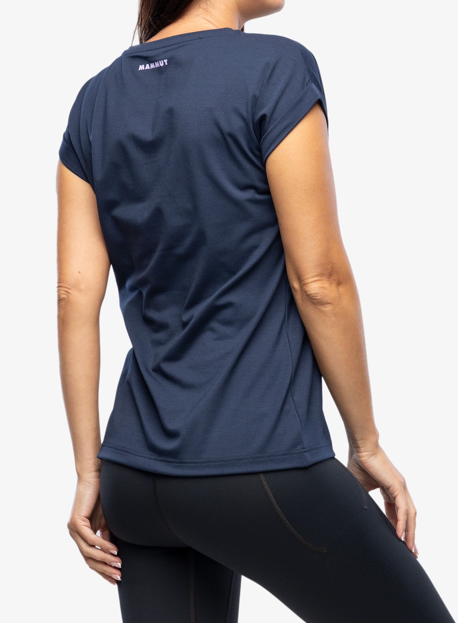 Dámské rychleschnoucí triko Mammut Mountain T-Shirt Trilogy - marine