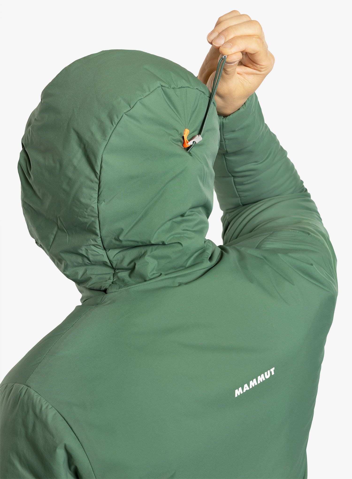 Zateplená bunda Mammut Rime IN Flex Hooded Jacket - dark jade