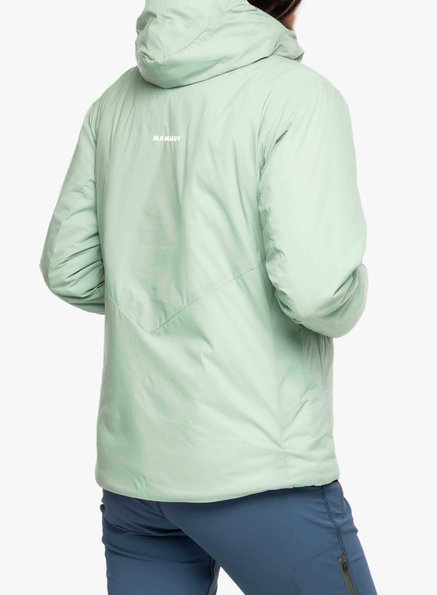 Zateplená bunda dámská Mammut Rime IN Flex Hooded Jacket - jade