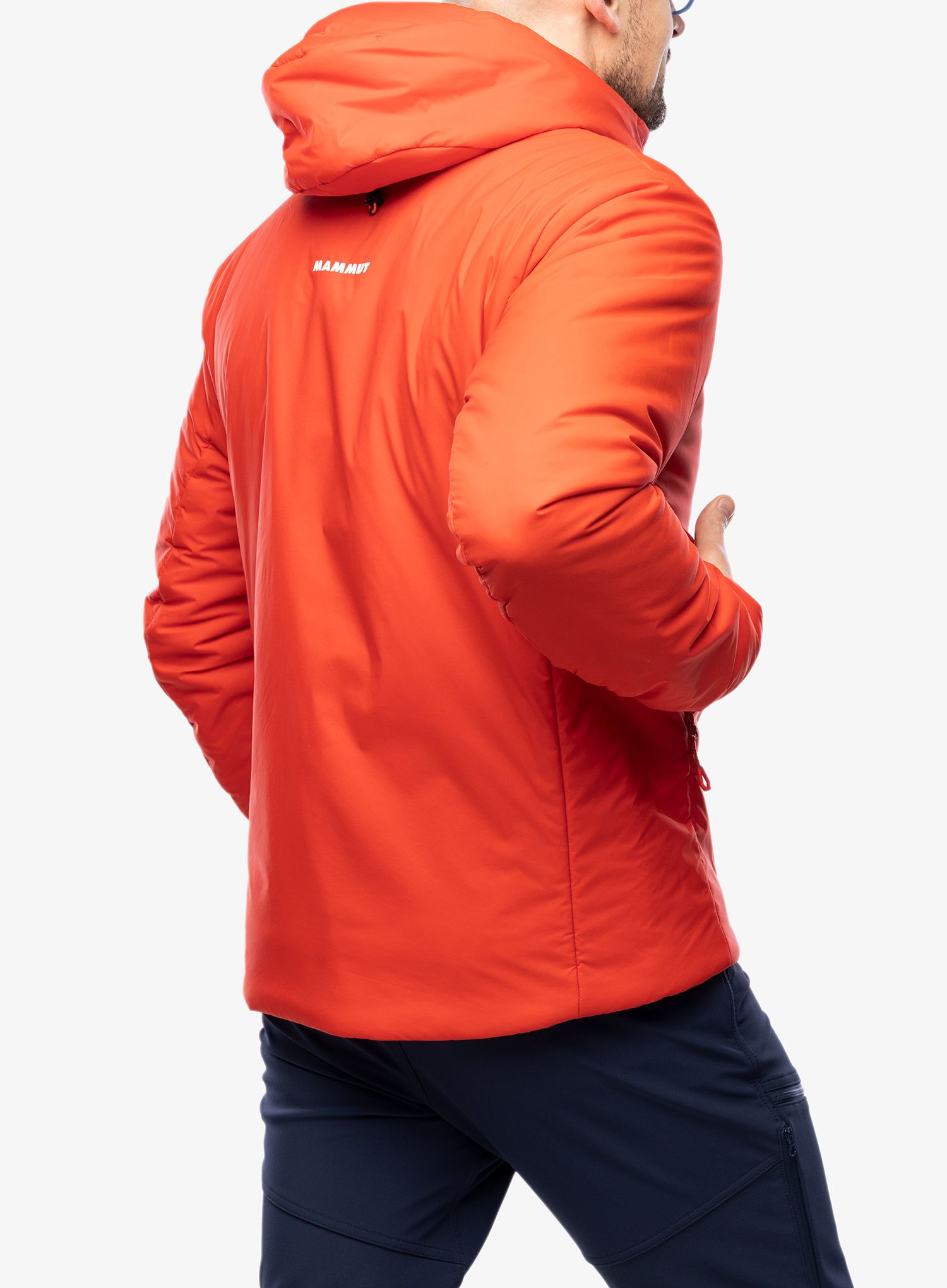 Zateplená bunda Mammut Rime IN Flex Hooded Jacket - mammut red