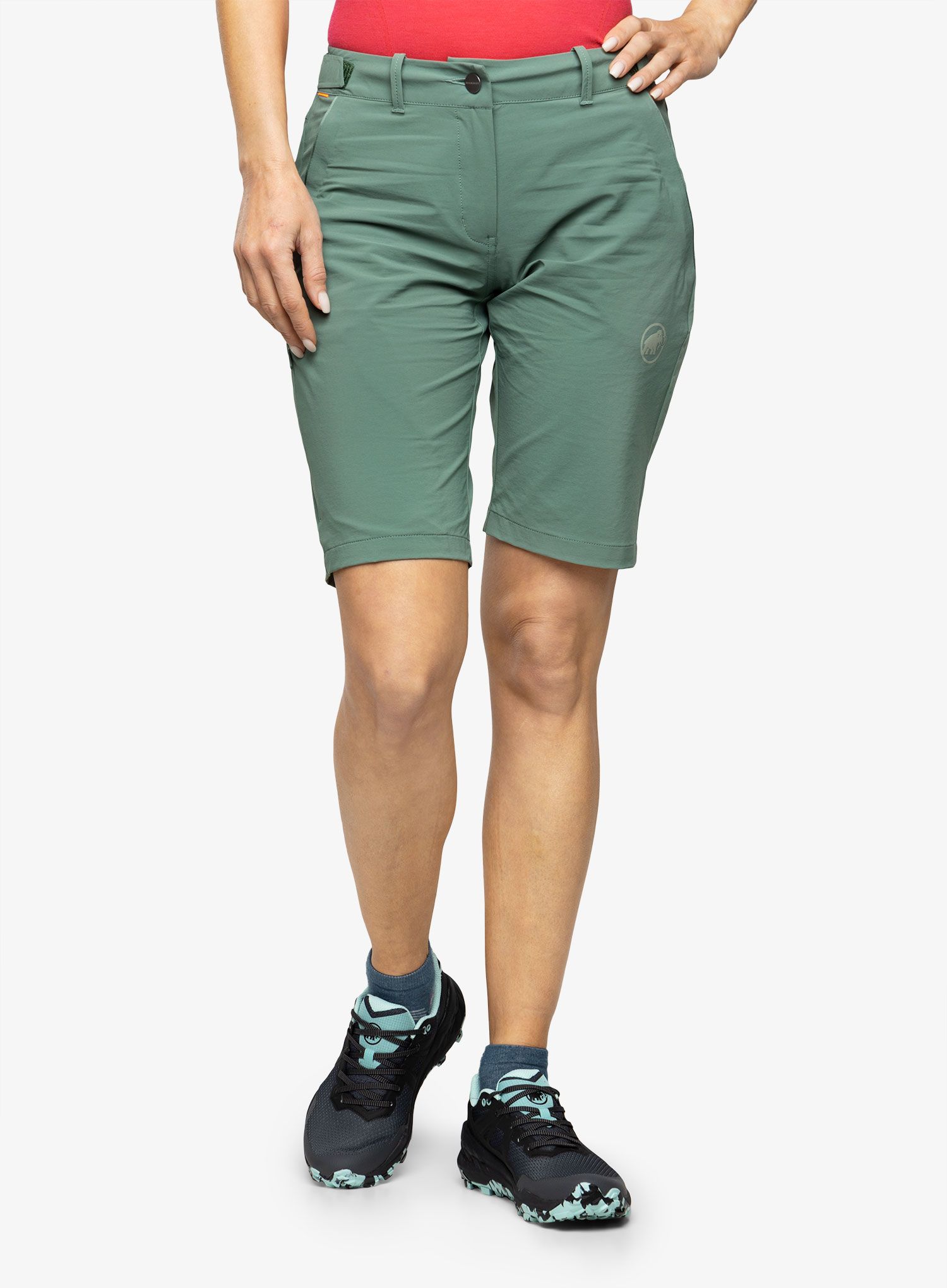 Turistické kraťasy dámské Mammut Runbold Shorts - dark jade