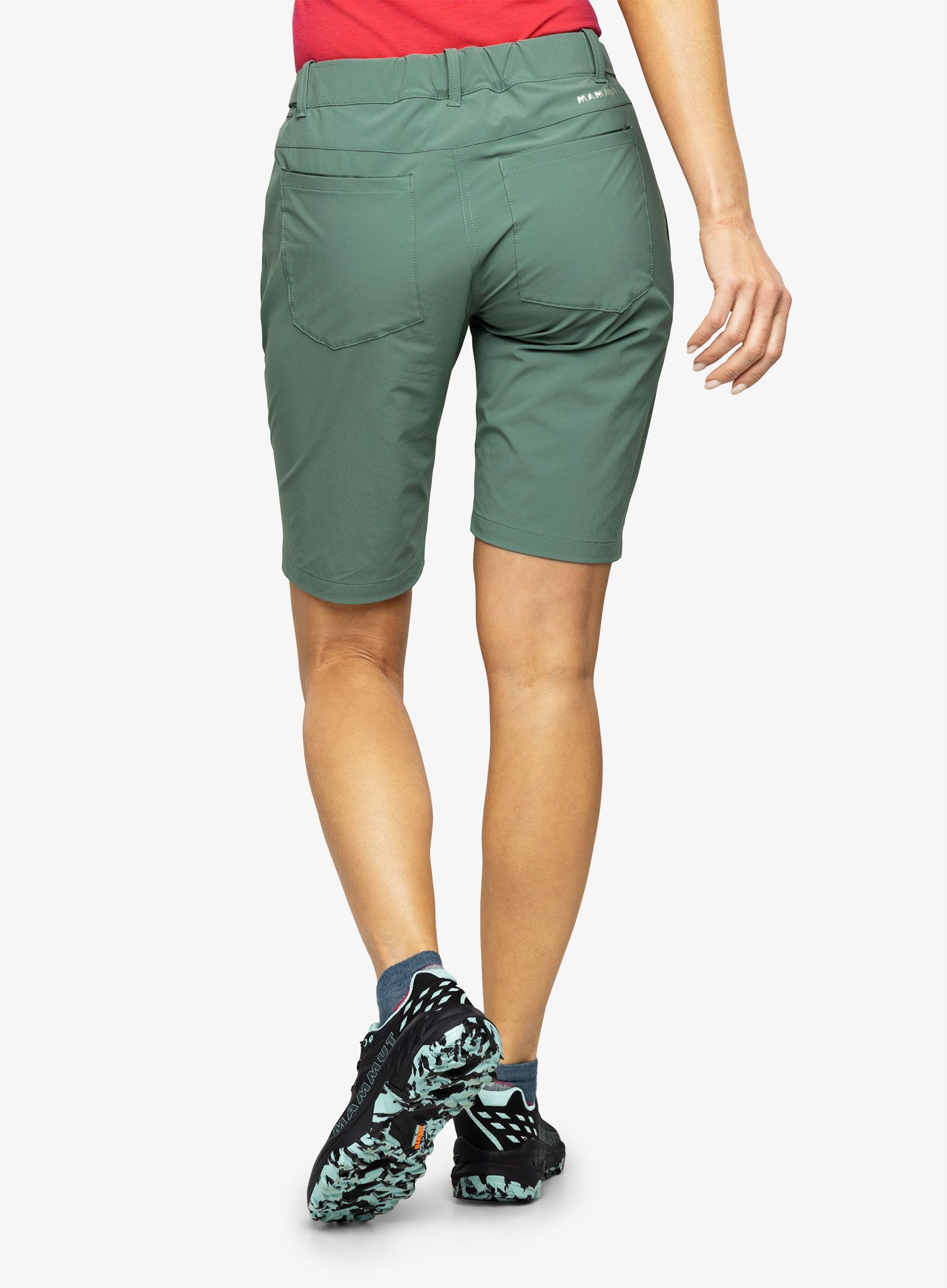 Turistické kraťasy dámské Mammut Runbold Shorts - dark jade