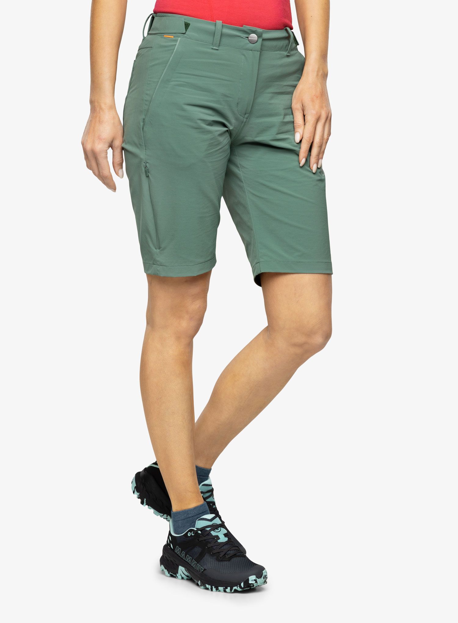 Turistické kraťasy dámské Mammut Runbold Shorts - dark jade