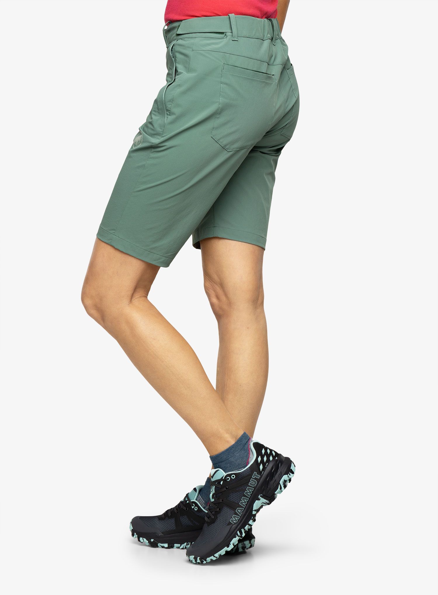 Turistické kraťasy dámské Mammut Runbold Shorts - dark jade