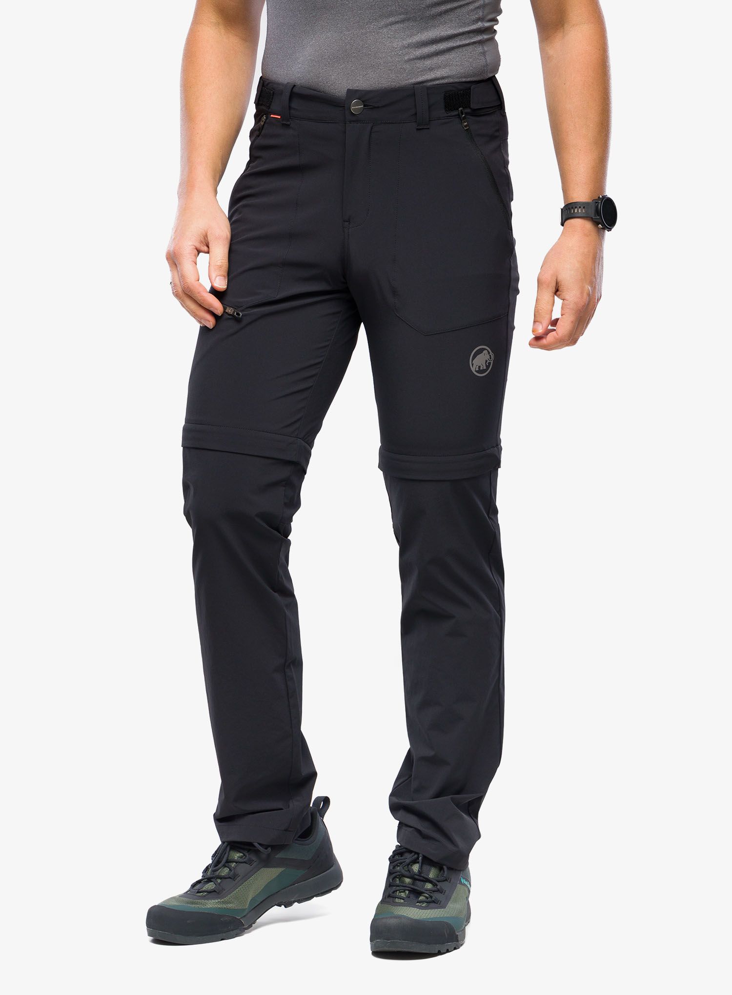 Pánské kalhoty Mammut Runbold Zip Off Pants - black