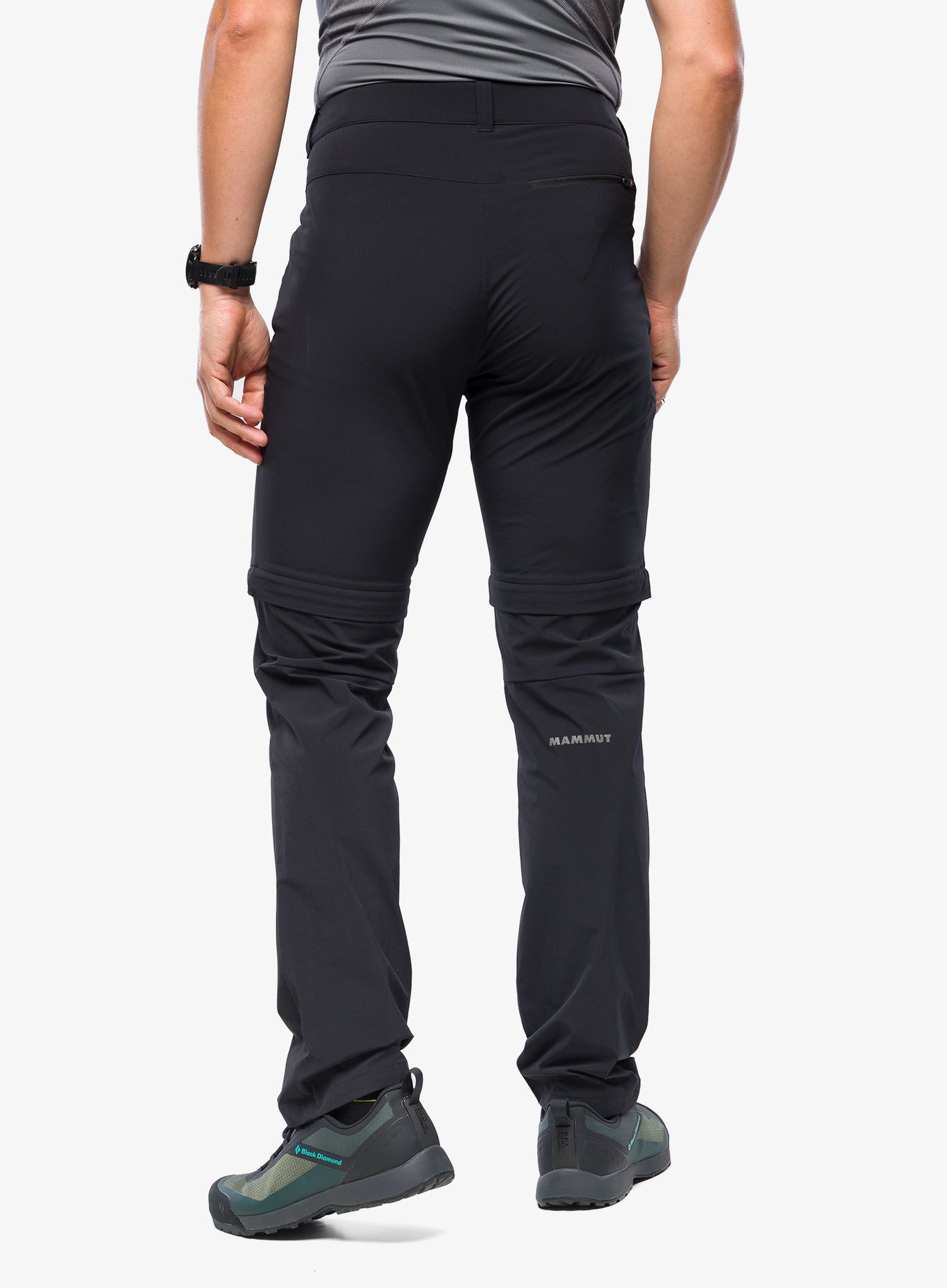 Pánské kalhoty Mammut Runbold Zip Off Pants - black