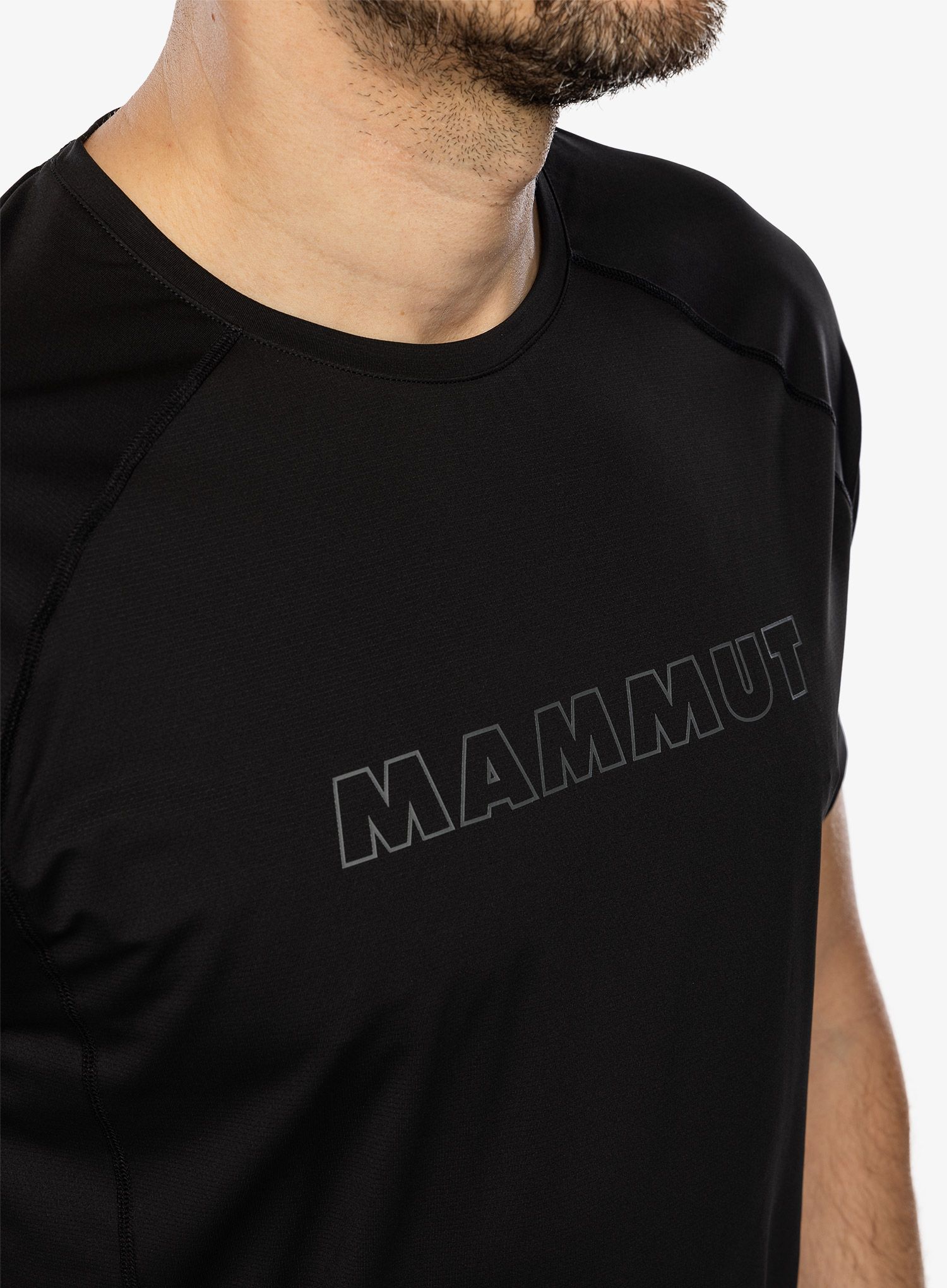 Rychleschnoucí triko Mammut Selun FL Logo T-Shirt - black