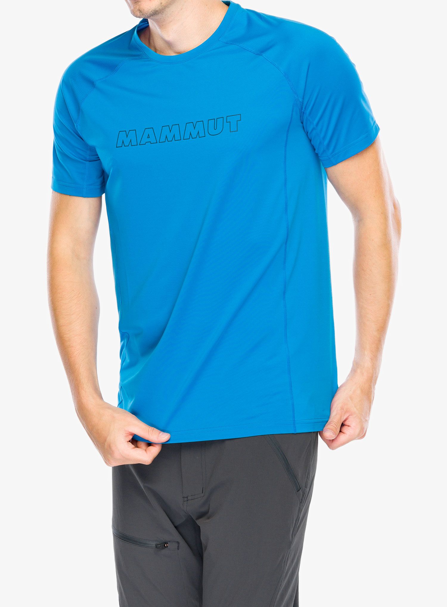 Rychleschnoucí triko Mammut Selun FL Logo T-Shirt - glacier blue