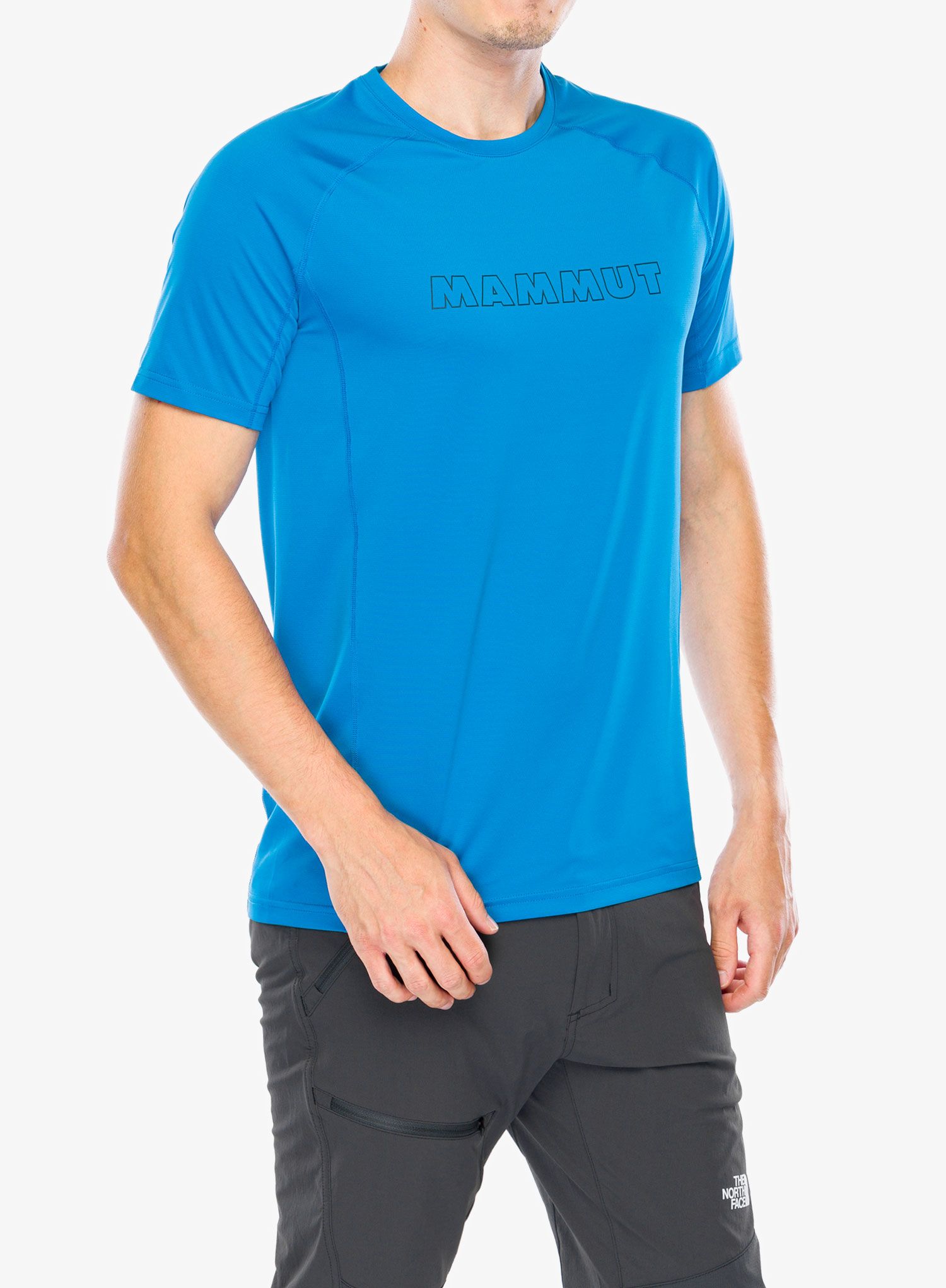 Rychleschnoucí triko Mammut Selun FL Logo T-Shirt - glacier blue