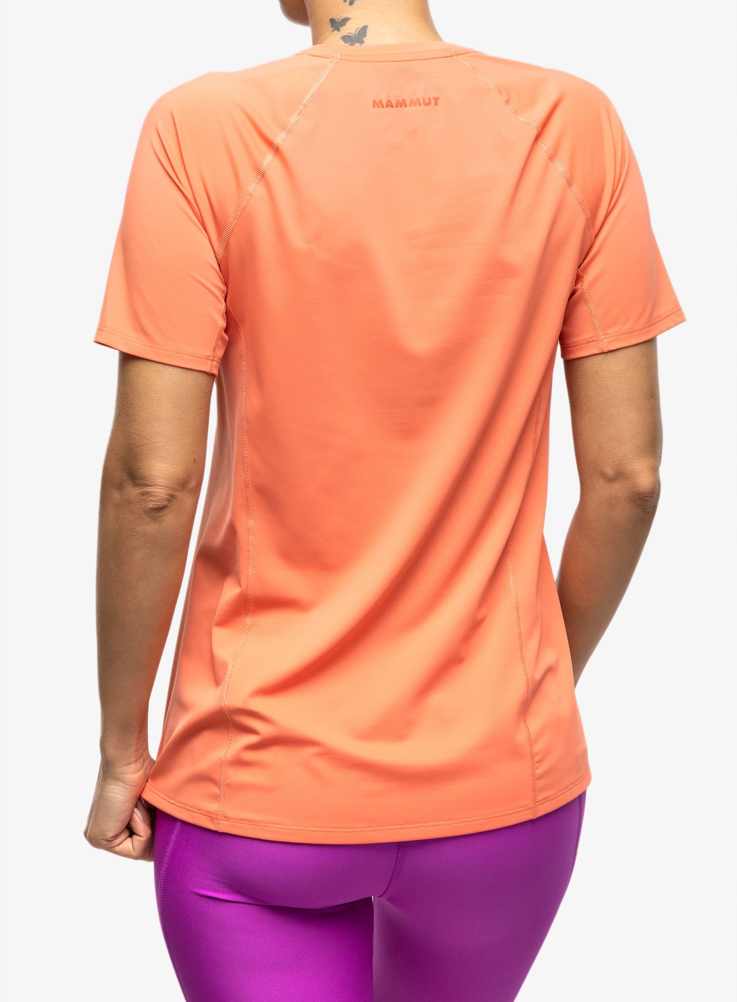 Dámské rychleschnoucí triko Mammut Selun FL Logo T-Shirt - salmon