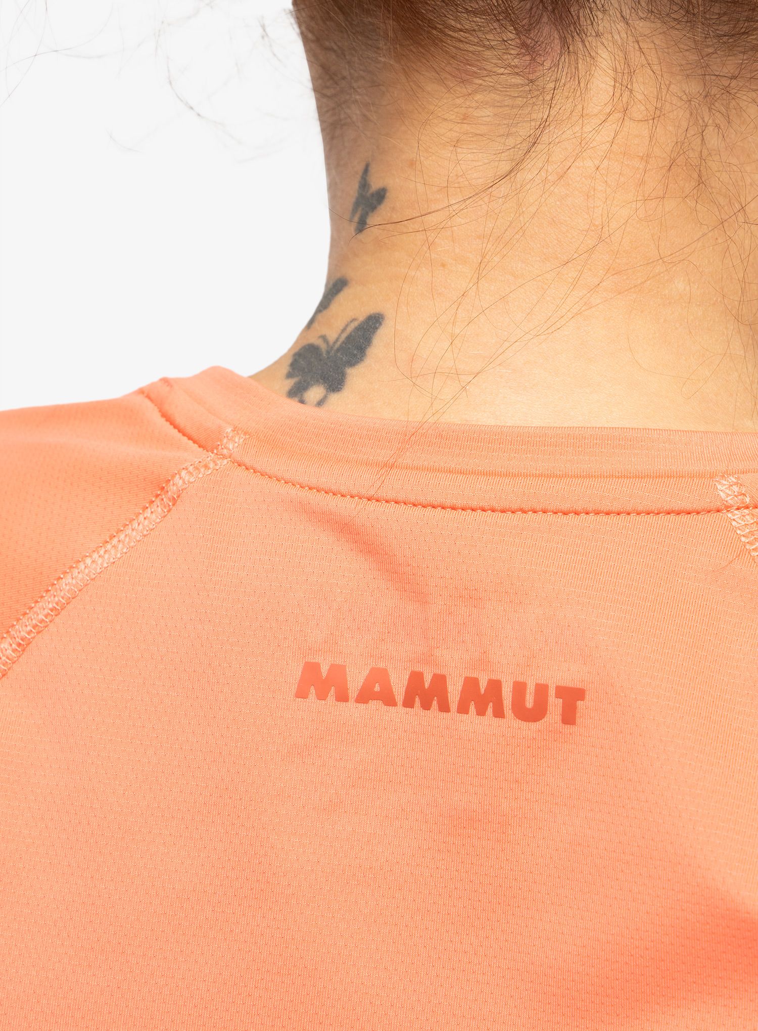 Dámské rychleschnoucí triko Mammut Selun FL Logo T-Shirt - salmon