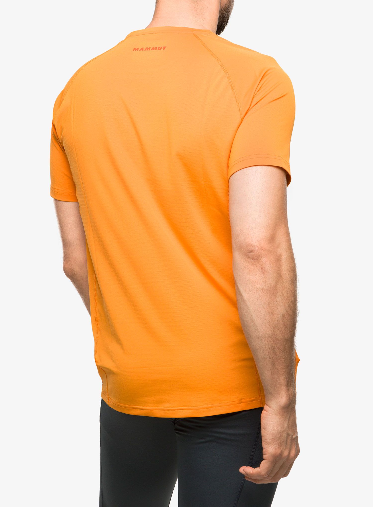 Rychleschnoucí triko Mammut Selun FL Logo T-Shirt - tangerine
