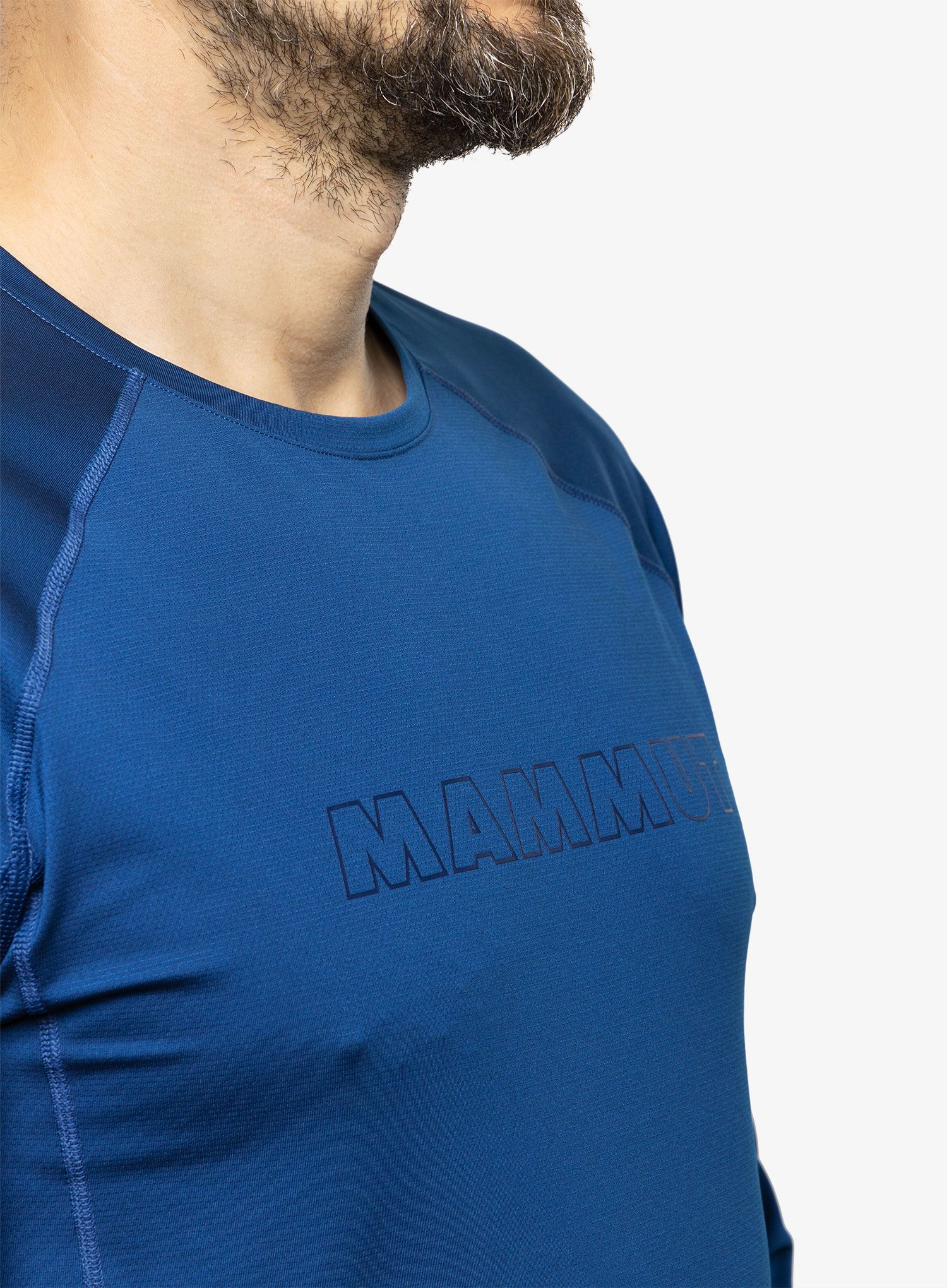 Pánská mikina Mammut Selun FL Longsleeve Logo - deep ice