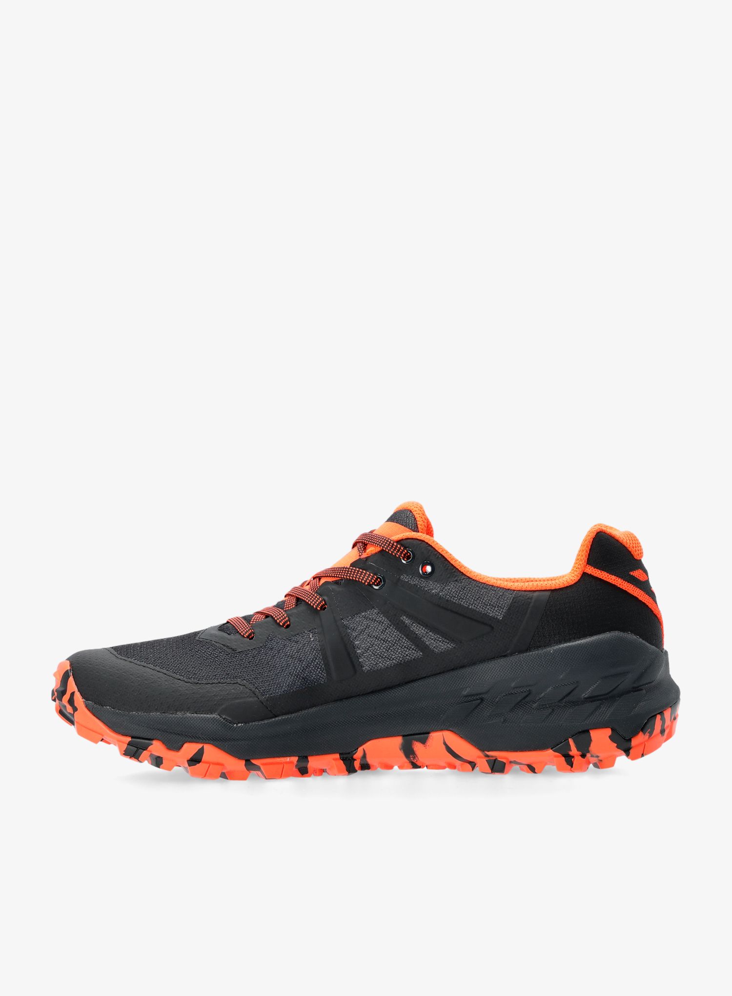 Turistické boty Mammut Sertig II Low - black/vibrant orange
