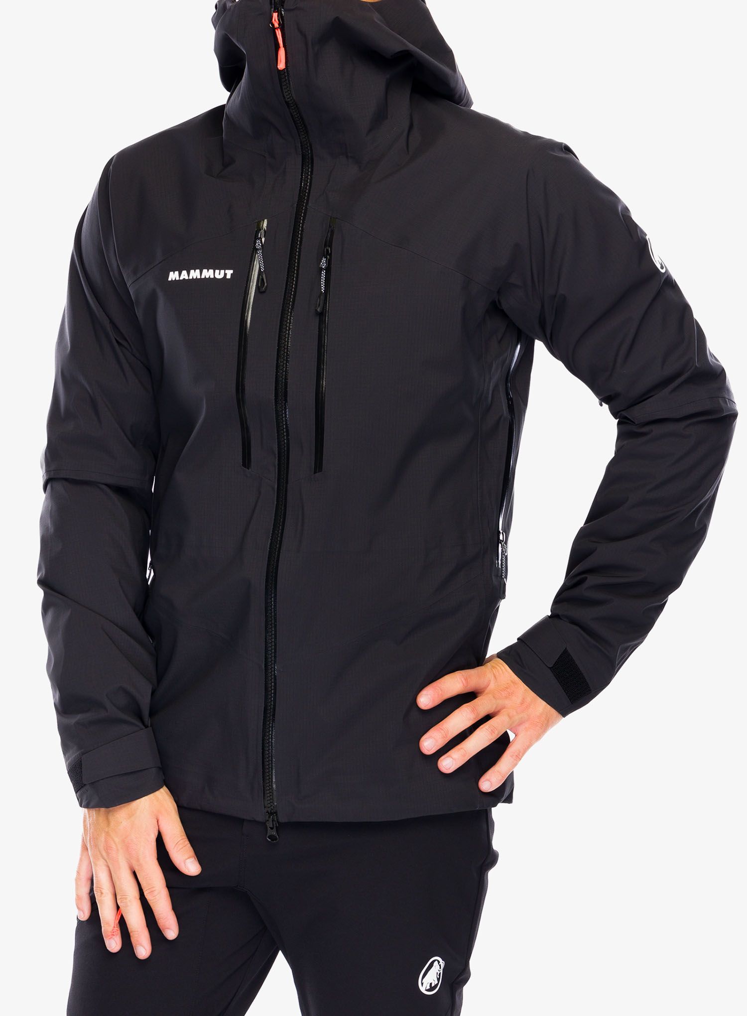Bunda s membránou Mammut Taiss HS Hooded Jacket - black