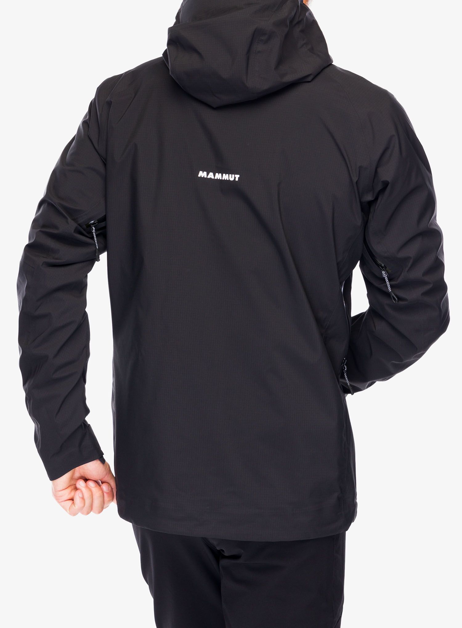 Bunda s membránou Mammut Taiss HS Hooded Jacket - black