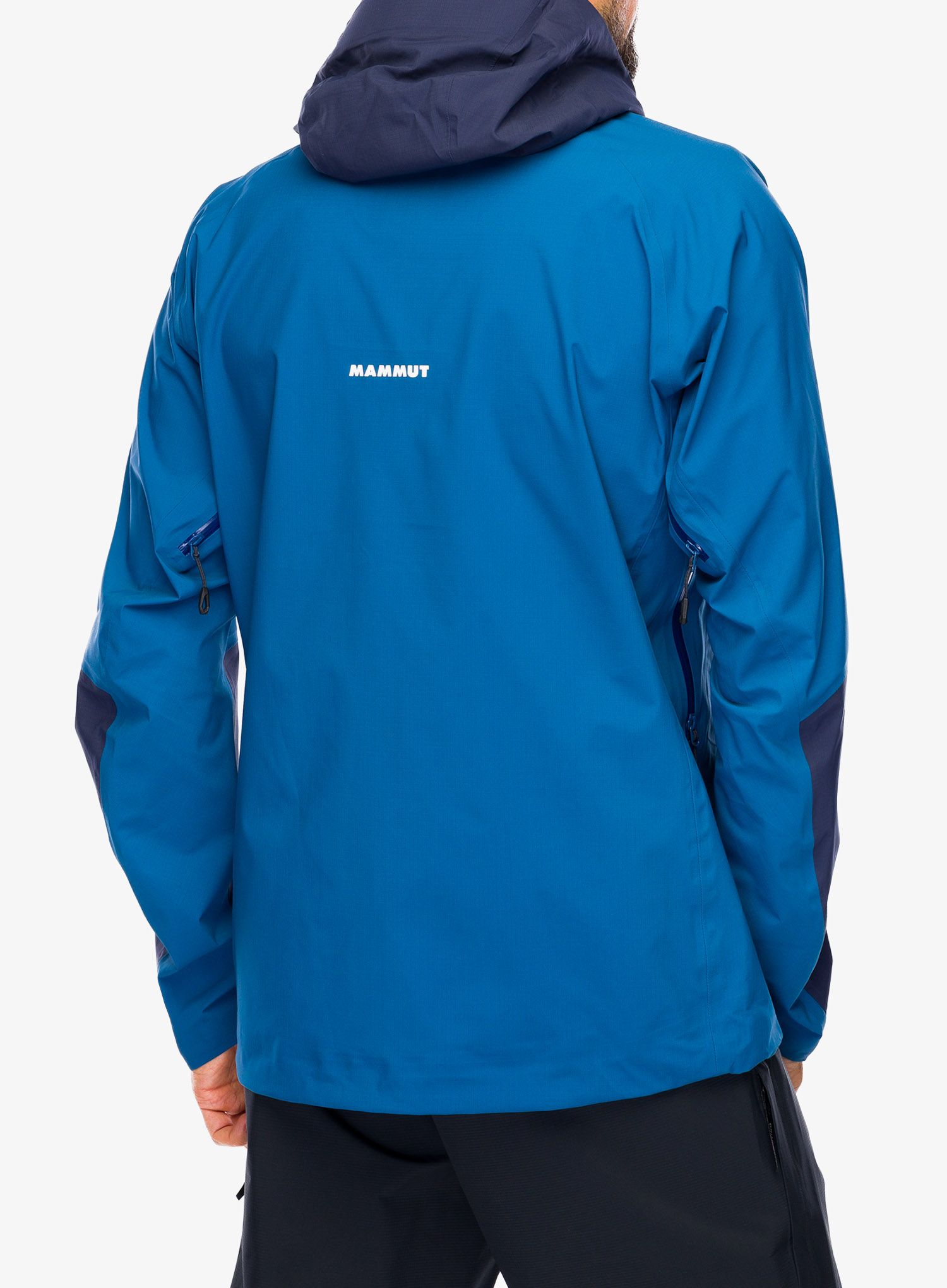 Bunda s membránou Mammut Taiss HS Hooded Jacket - deep ice/marine