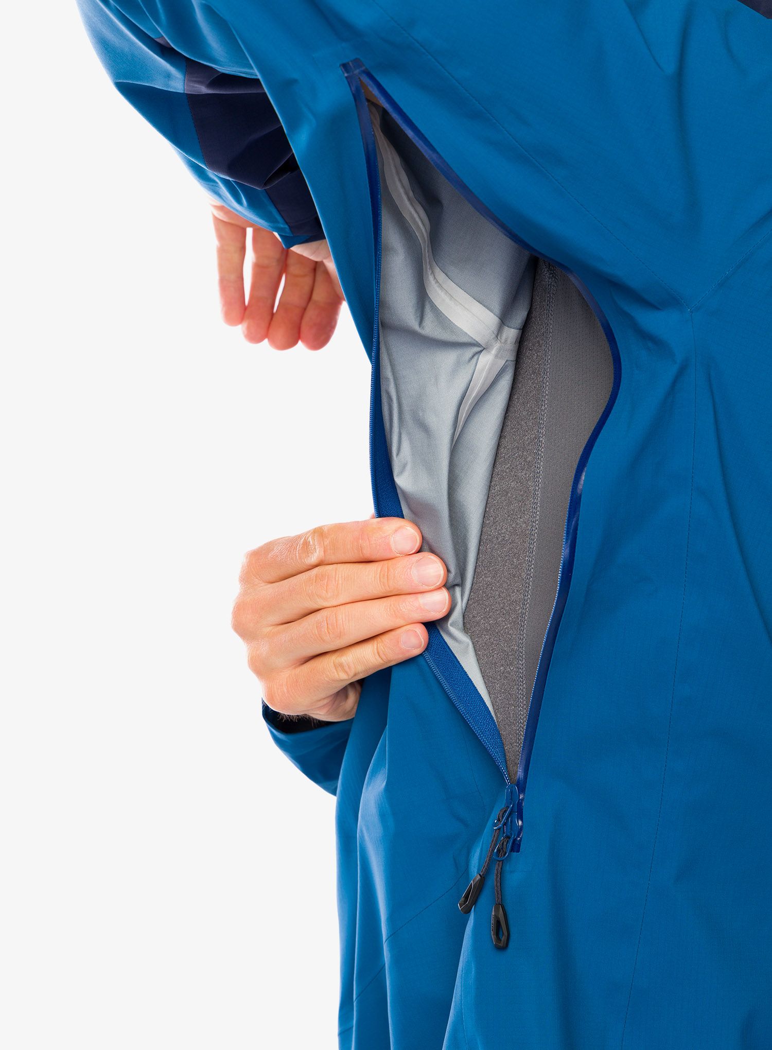 Bunda s membránou Mammut Taiss HS Hooded Jacket - deep ice/marine