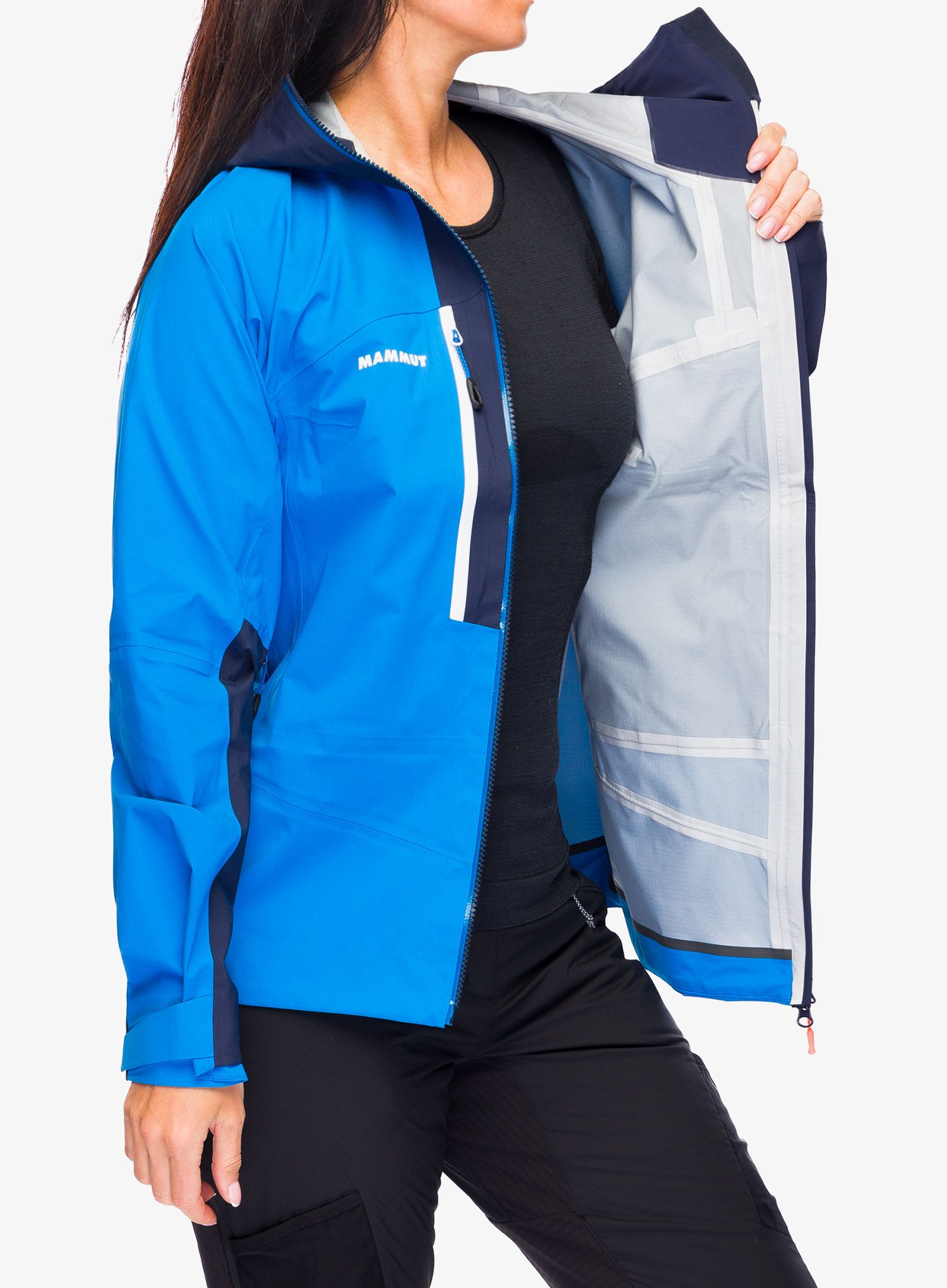 Dámská bunda Mammut Taiss HS Hooded Jacket - glacier blue/marine