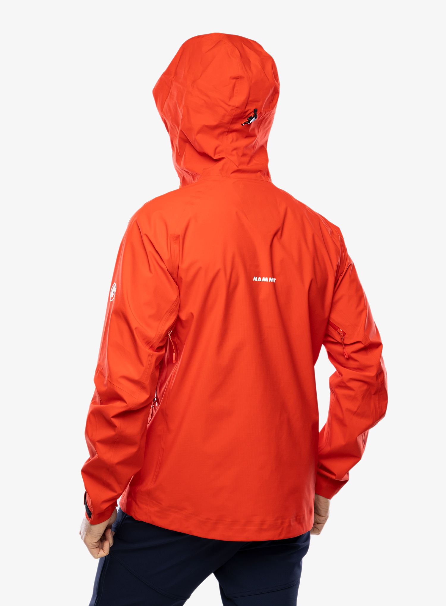 Bunda s membránou Mammut Taiss HS Hooded Jacket - mammut red