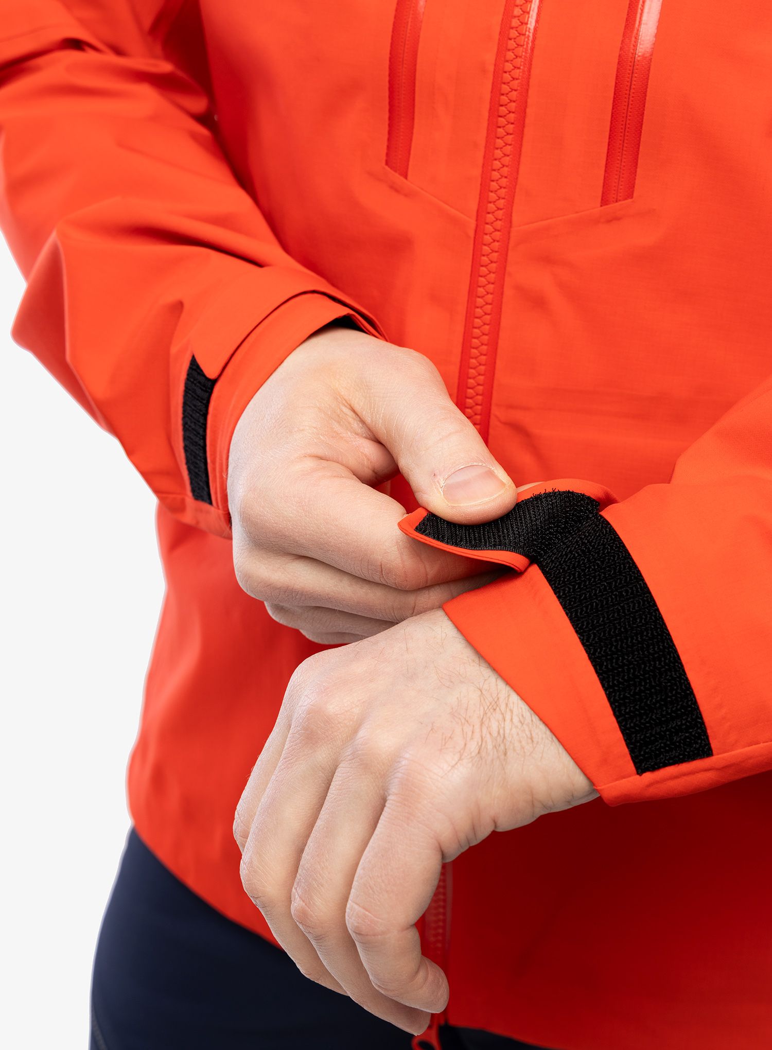 Bunda s membránou Mammut Taiss HS Hooded Jacket - mammut red