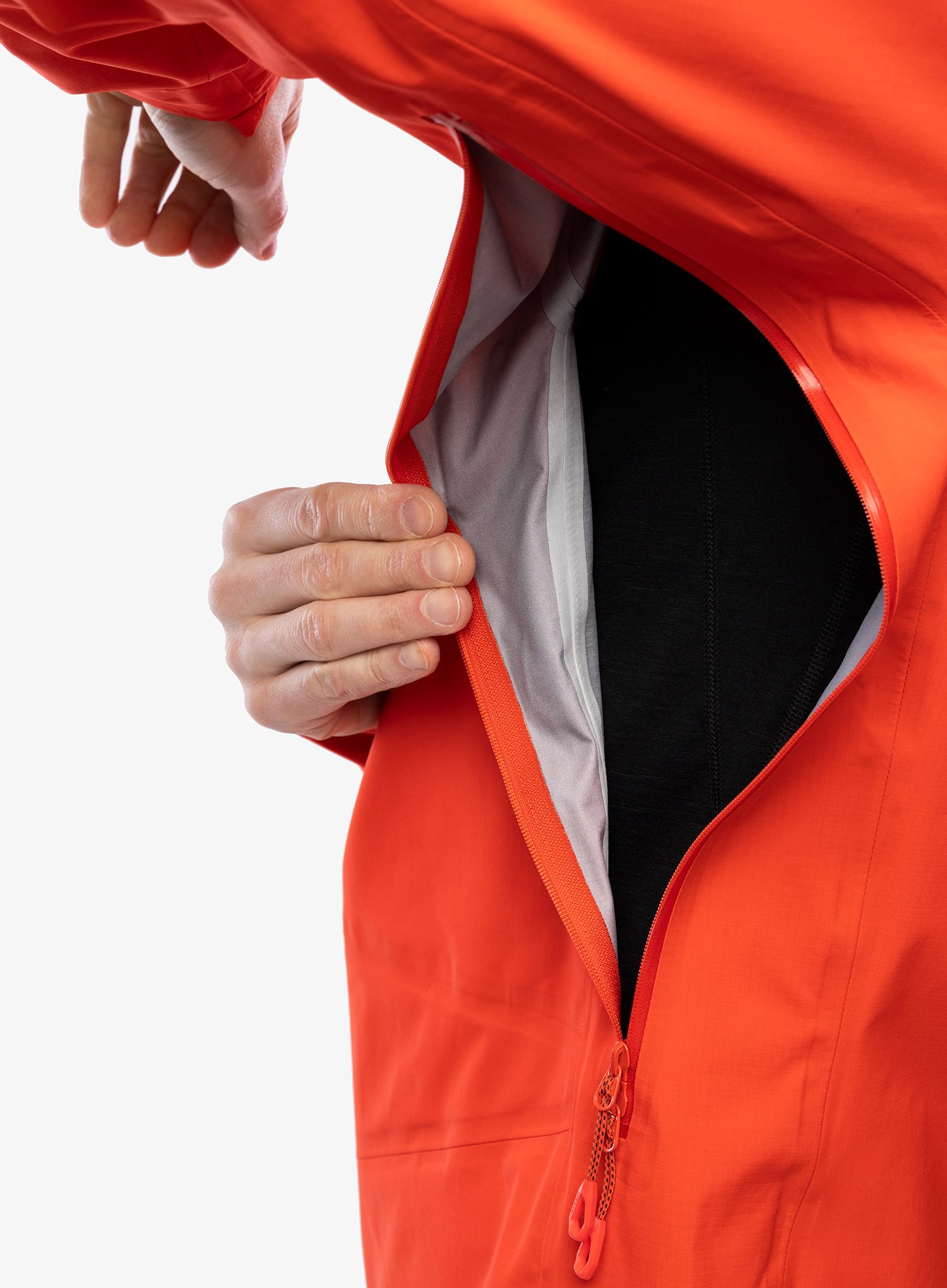 Bunda s membránou Mammut Taiss HS Hooded Jacket - mammut red